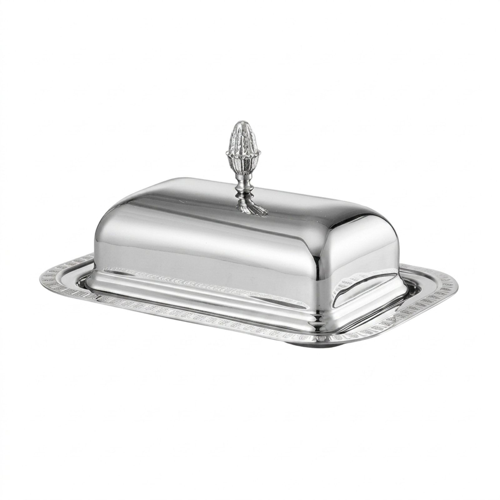 Stainless Butter Dish with Lid