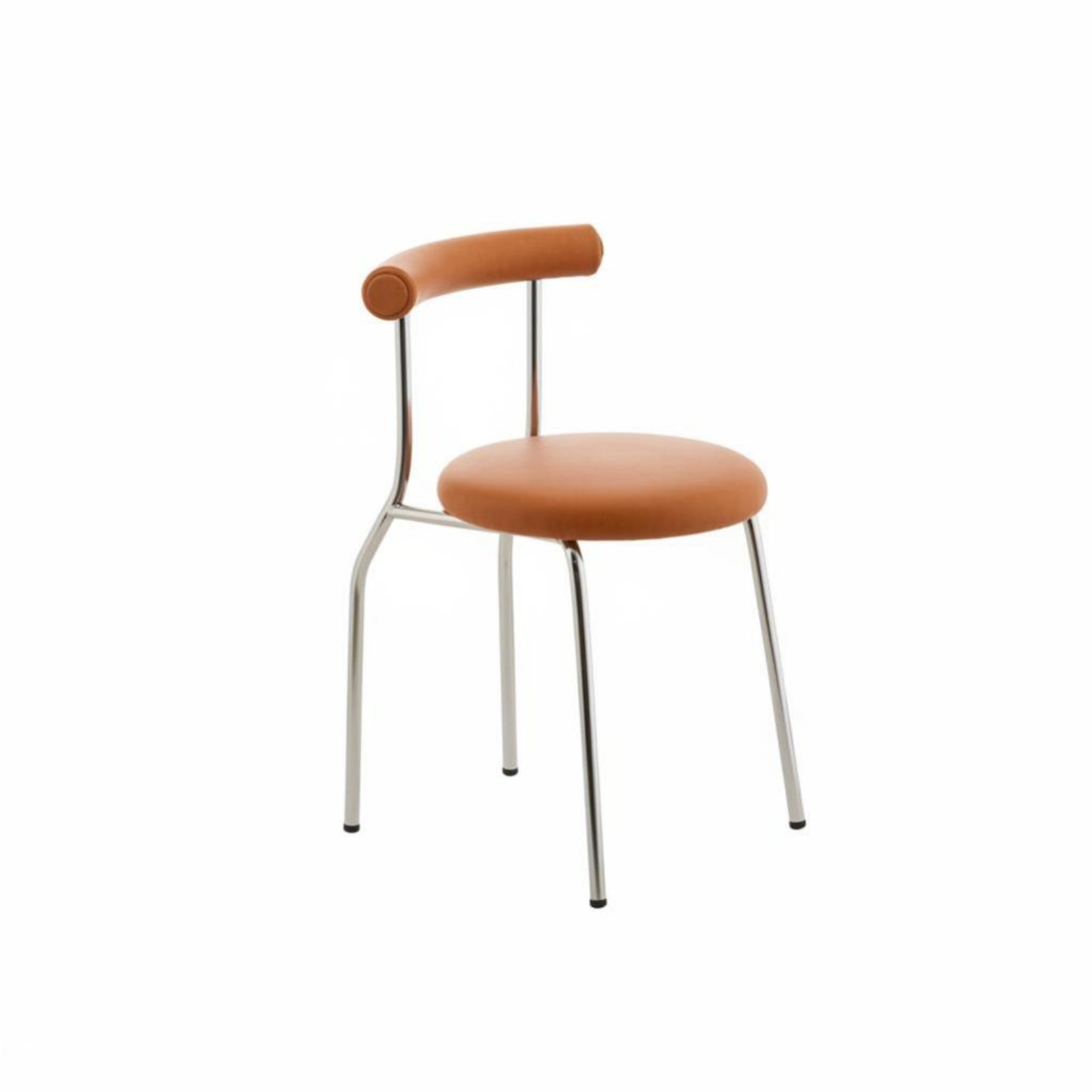 Tubular Backrest Stackable Chair