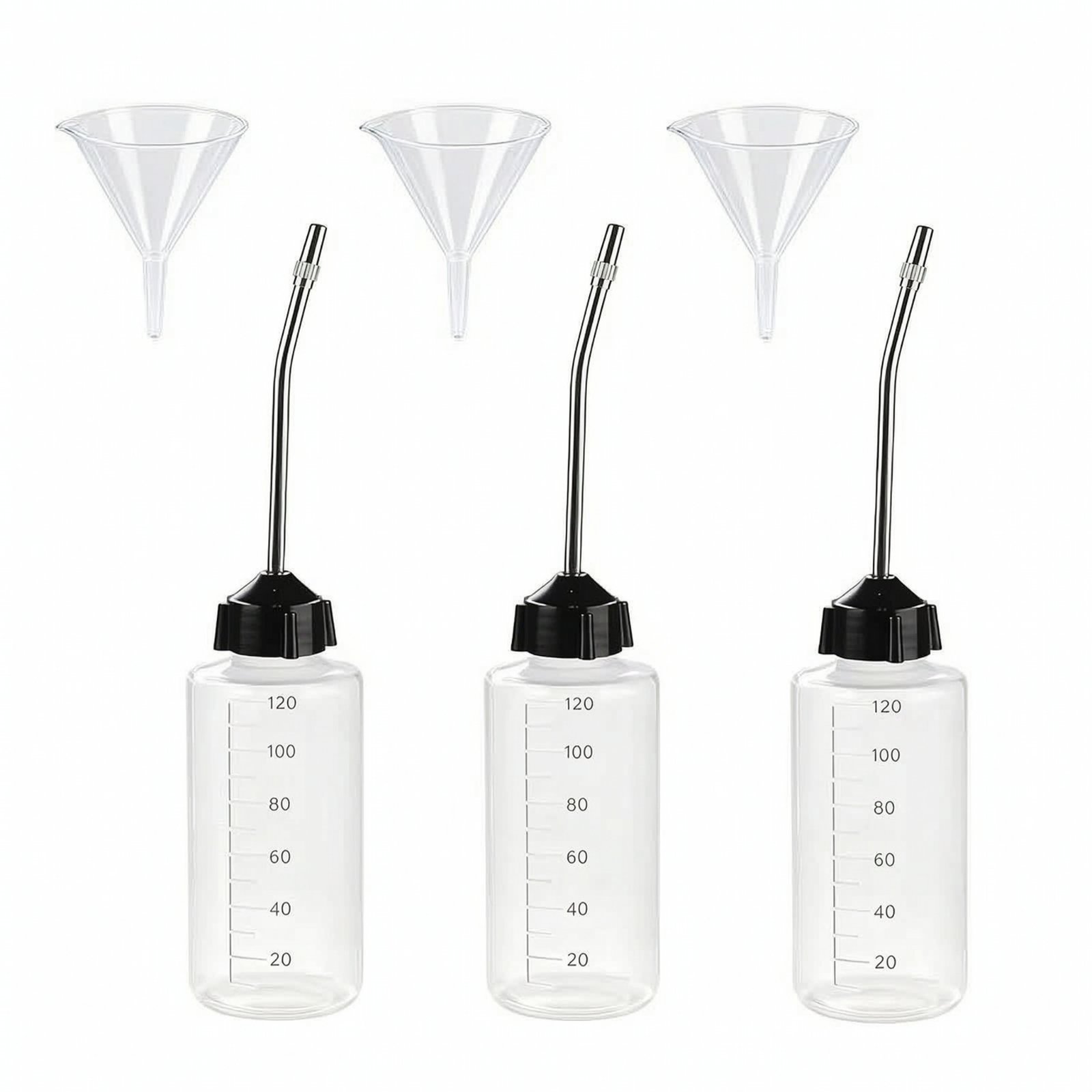 3-Piece Oil Bottle with Measurement Markings