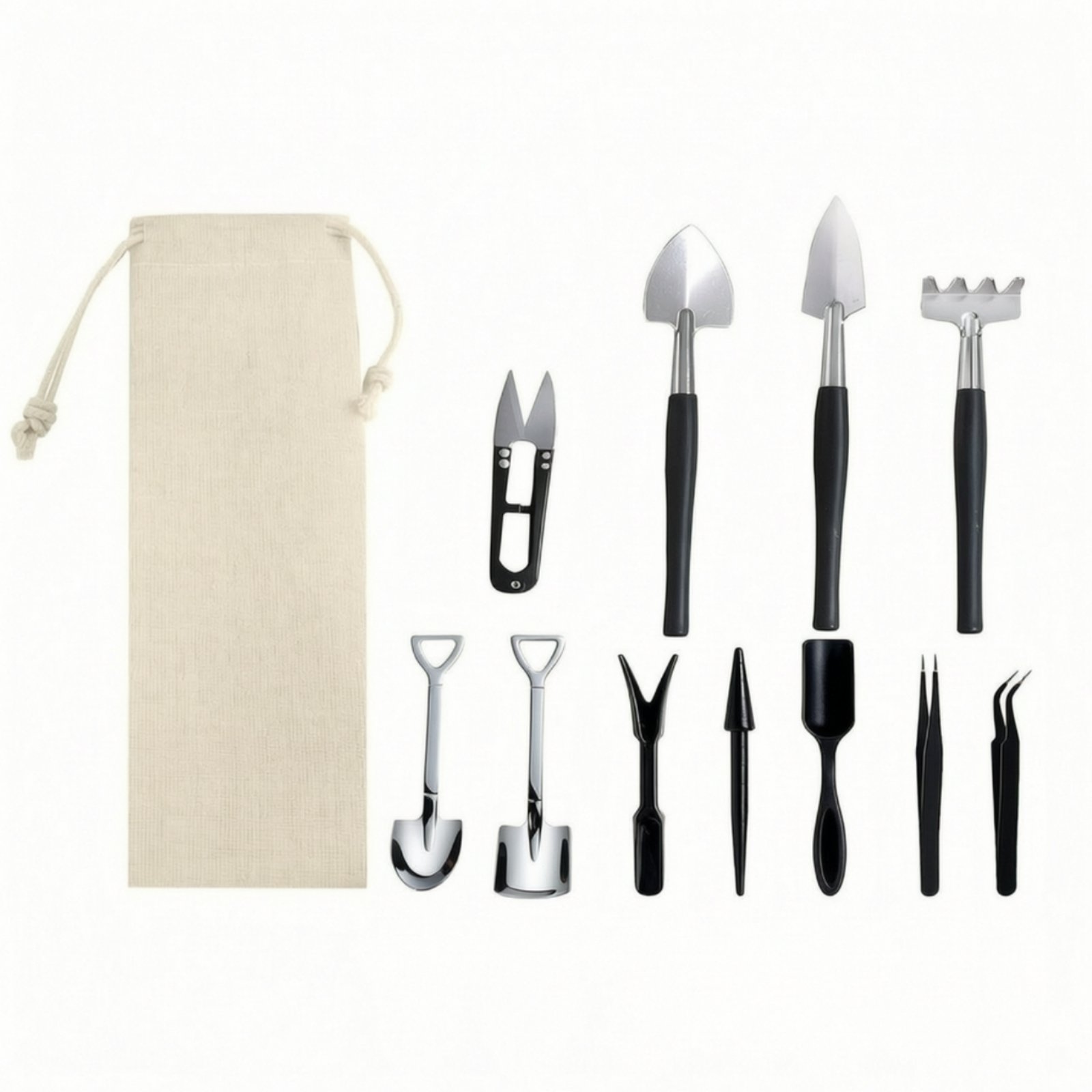 12-Piece Stainless Steel Tool Set