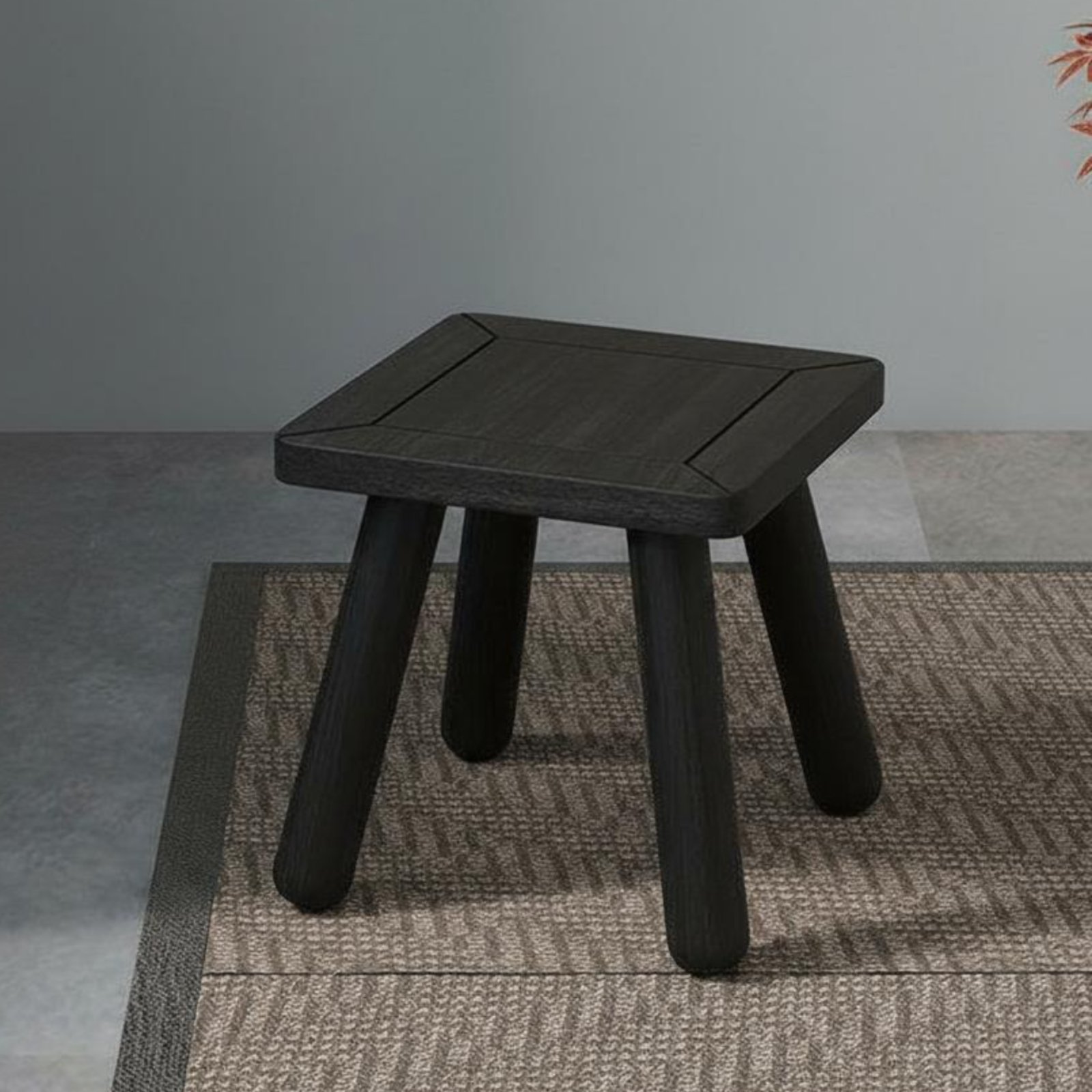 Square Four-Legged Stool