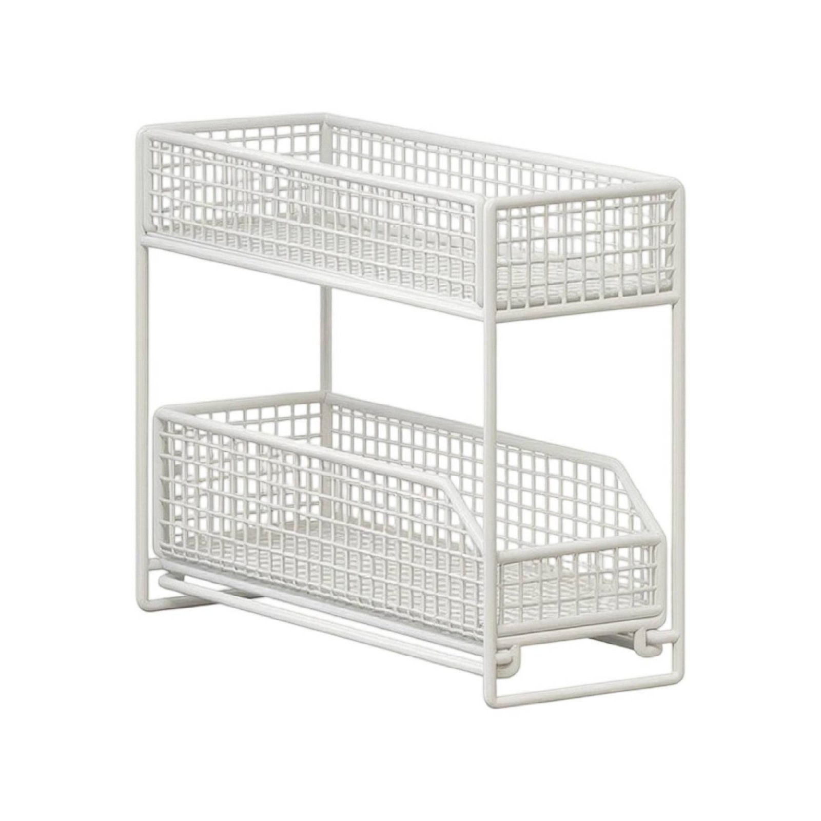Wire Storage Rack with Drawers