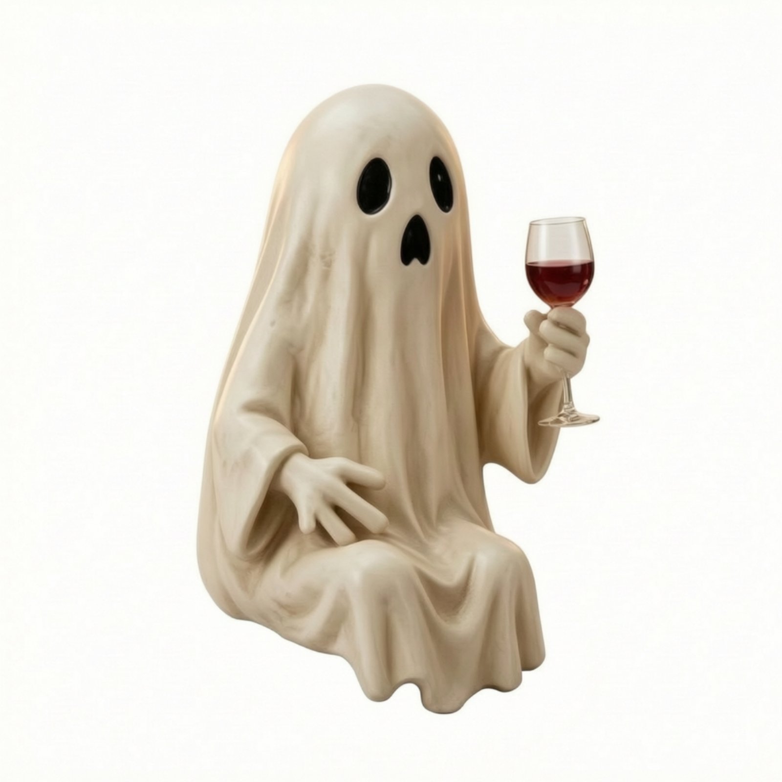 Spirit Figurine with Goblet Glass