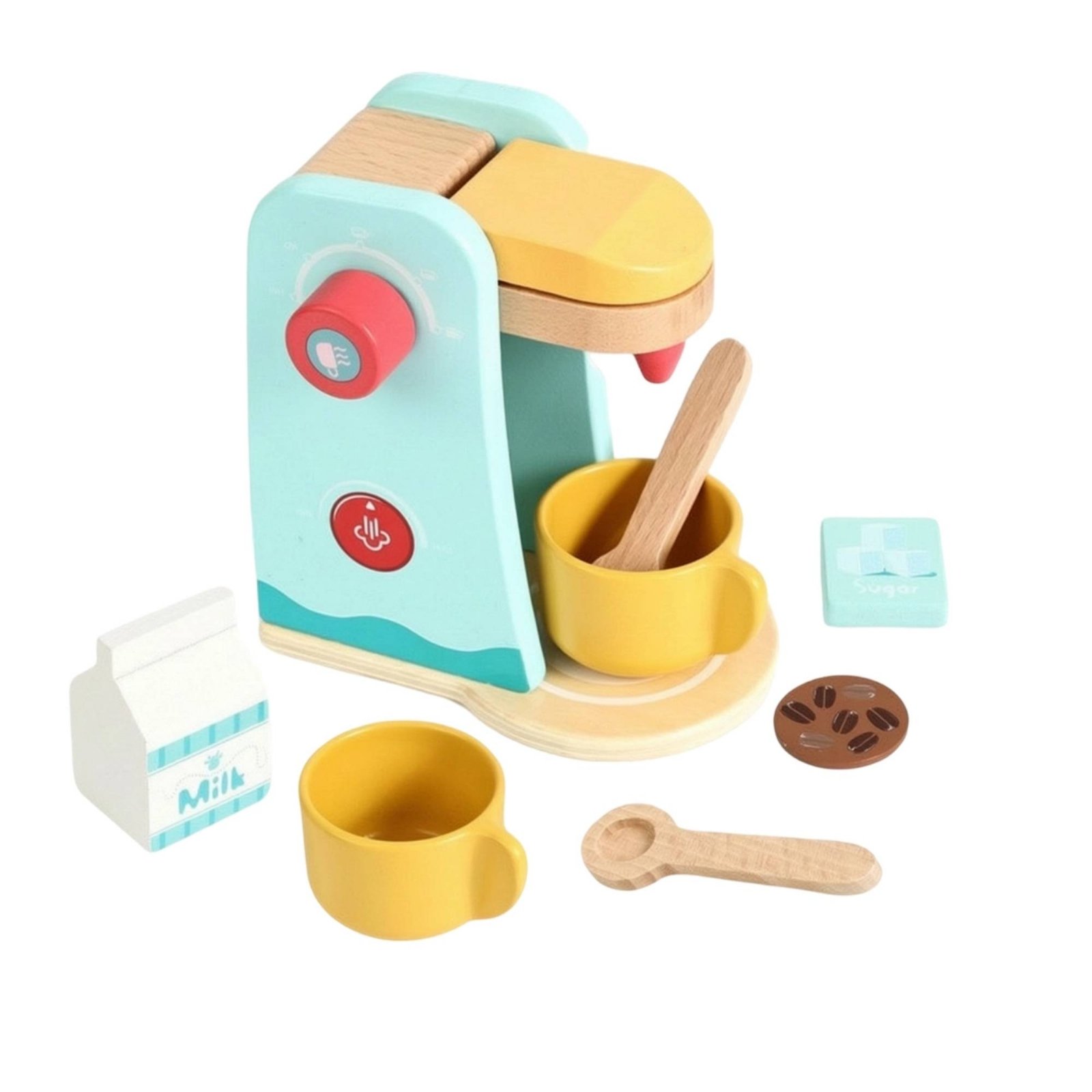 Wooden Coffee Machine Toy