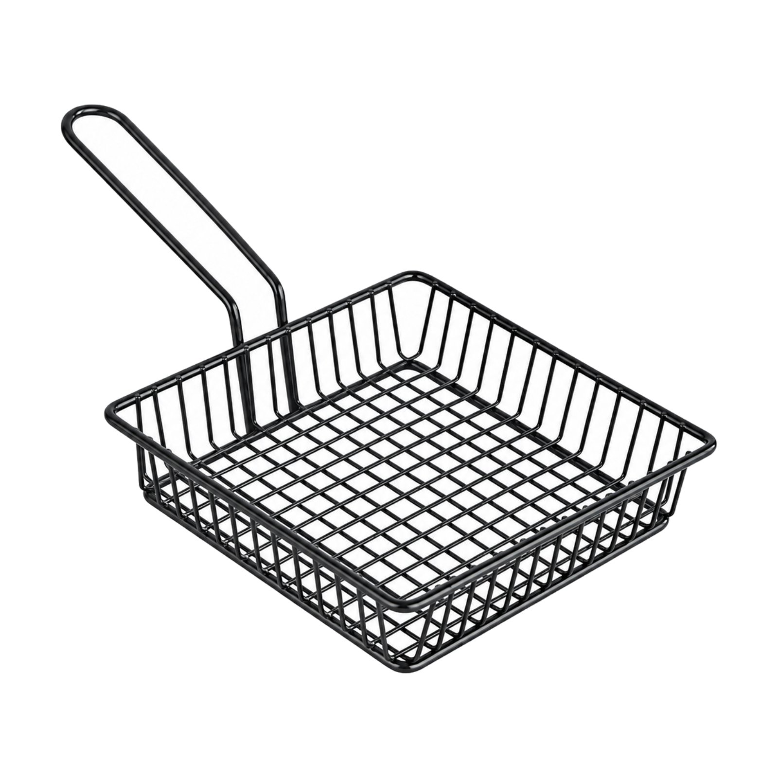 Wire Food-Serving Basket with Handle