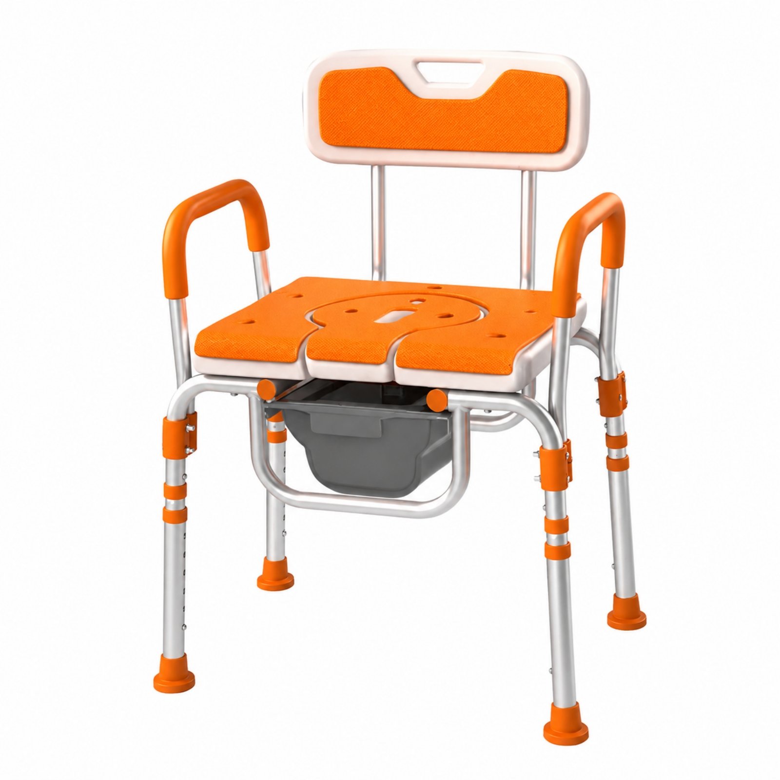 Ventilated Shower Commode Chair