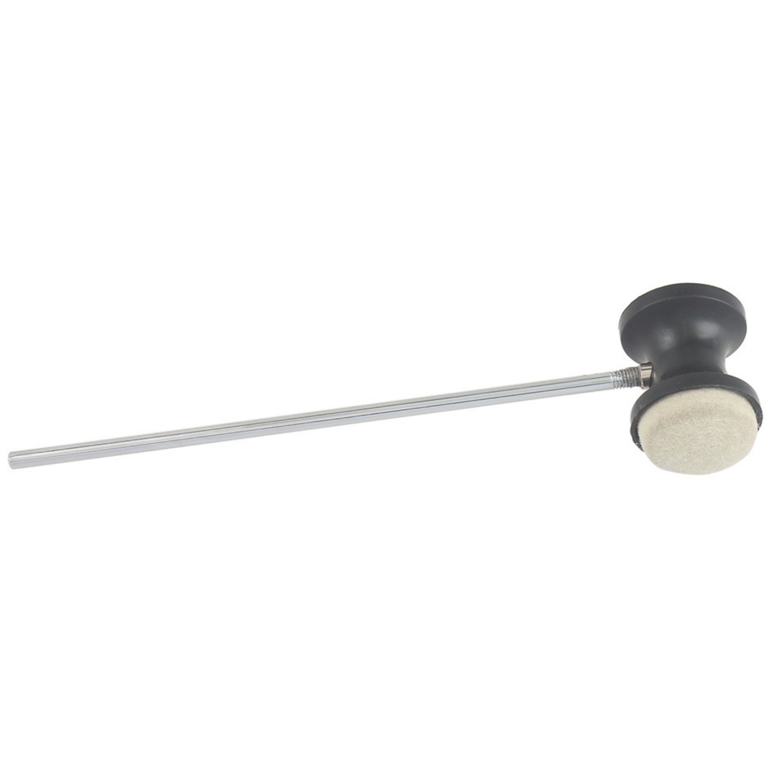 Bass Drum Beater – Black Silver