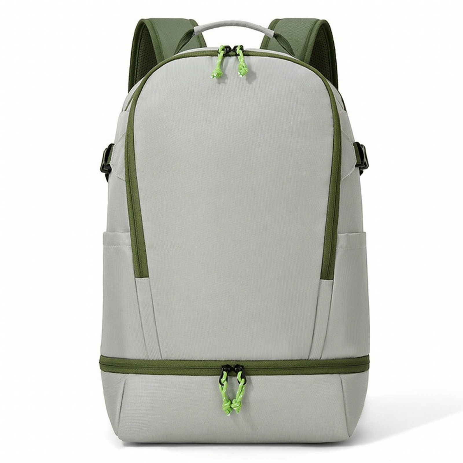 Sports Backpack with Shoe Compartment – Gray