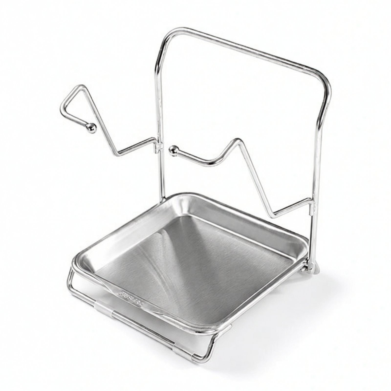 Stainless Steel Pot Lid Rack – Single Layer