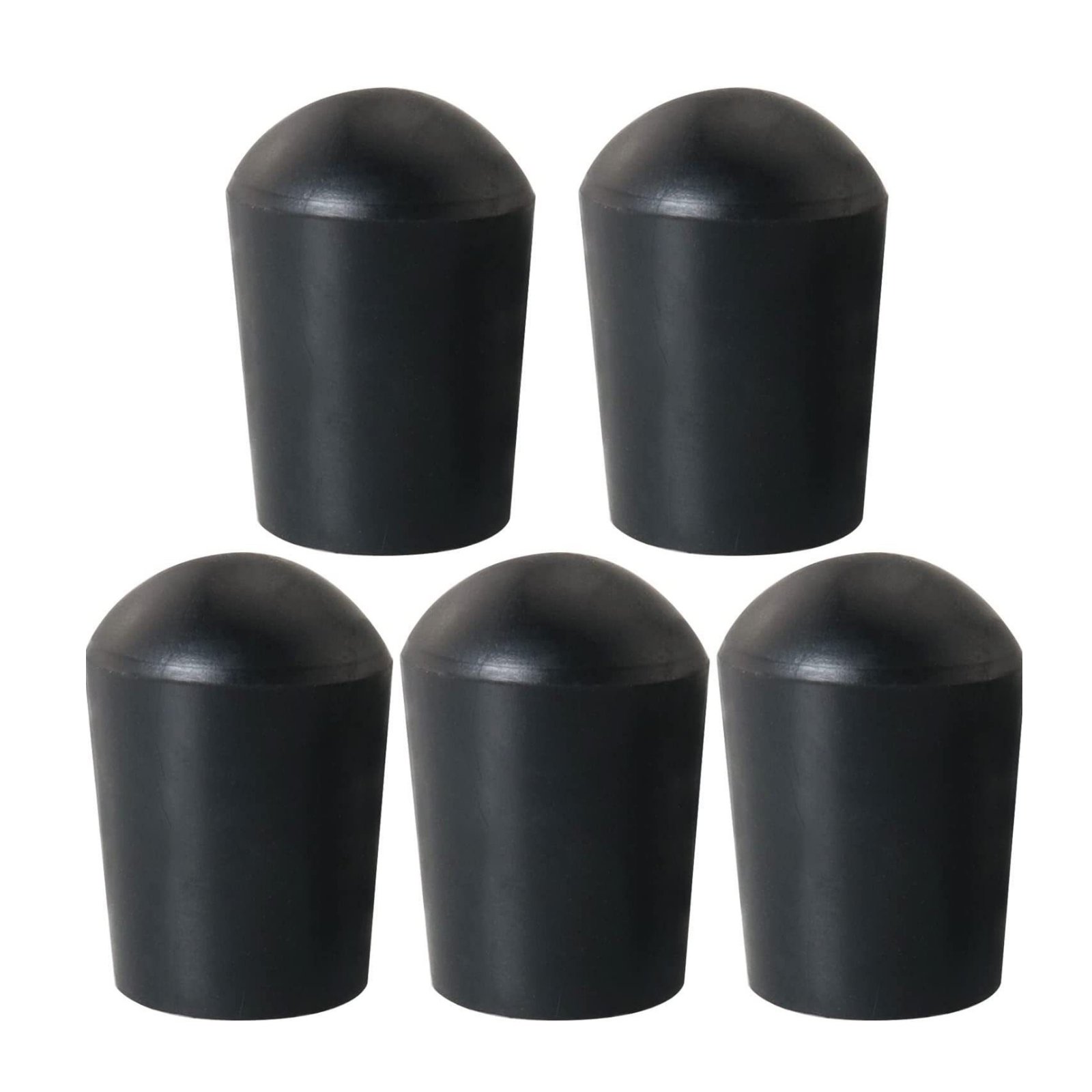 5-Piece Floor Peg Tip Non-Slip Rubber