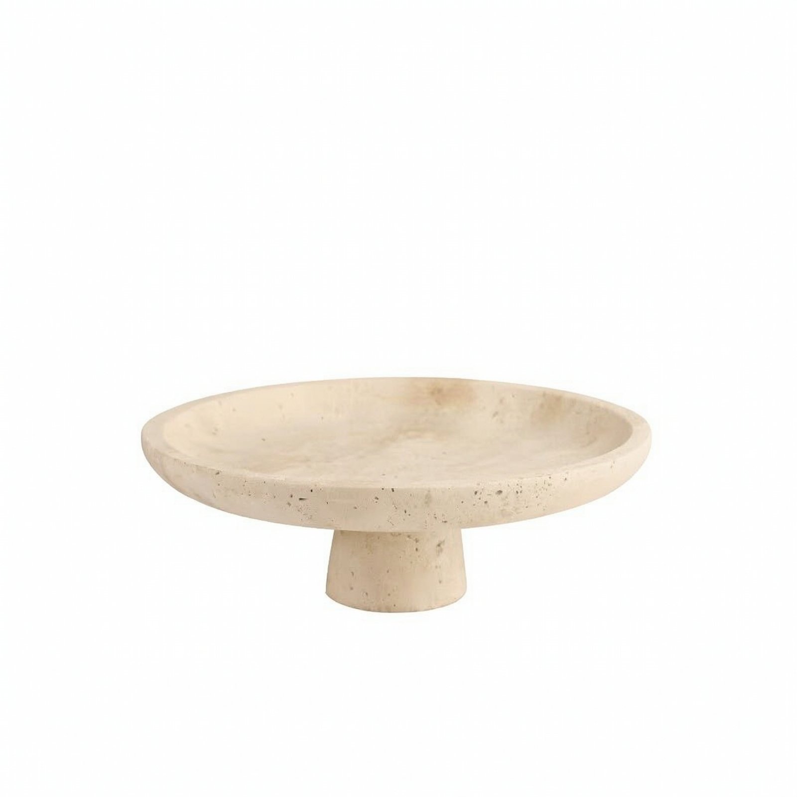 Round Pedestal Tray Matte Surface