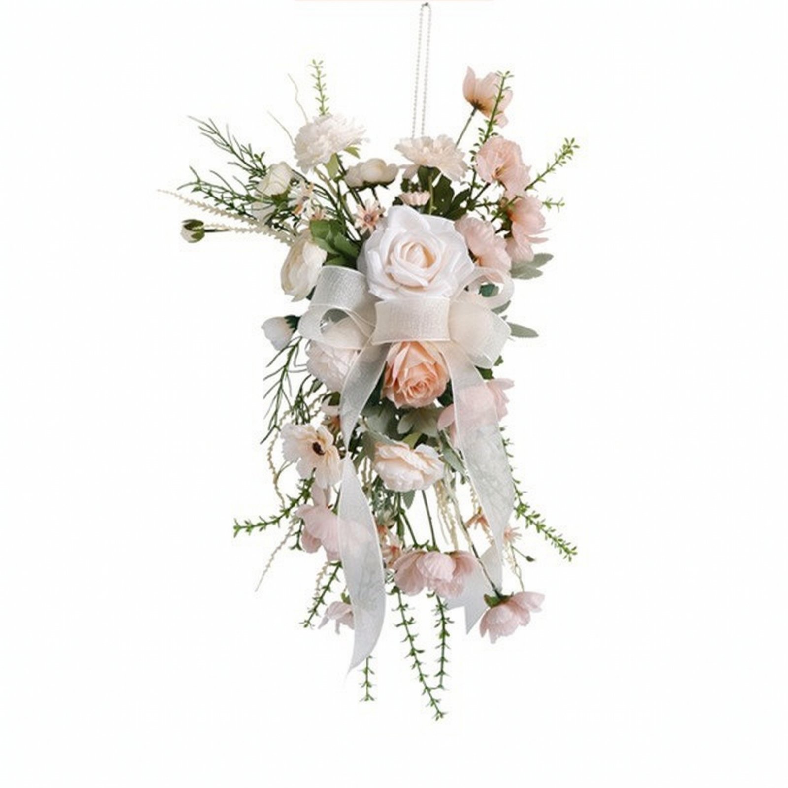 Champagne Cascading Bridal Bouquet