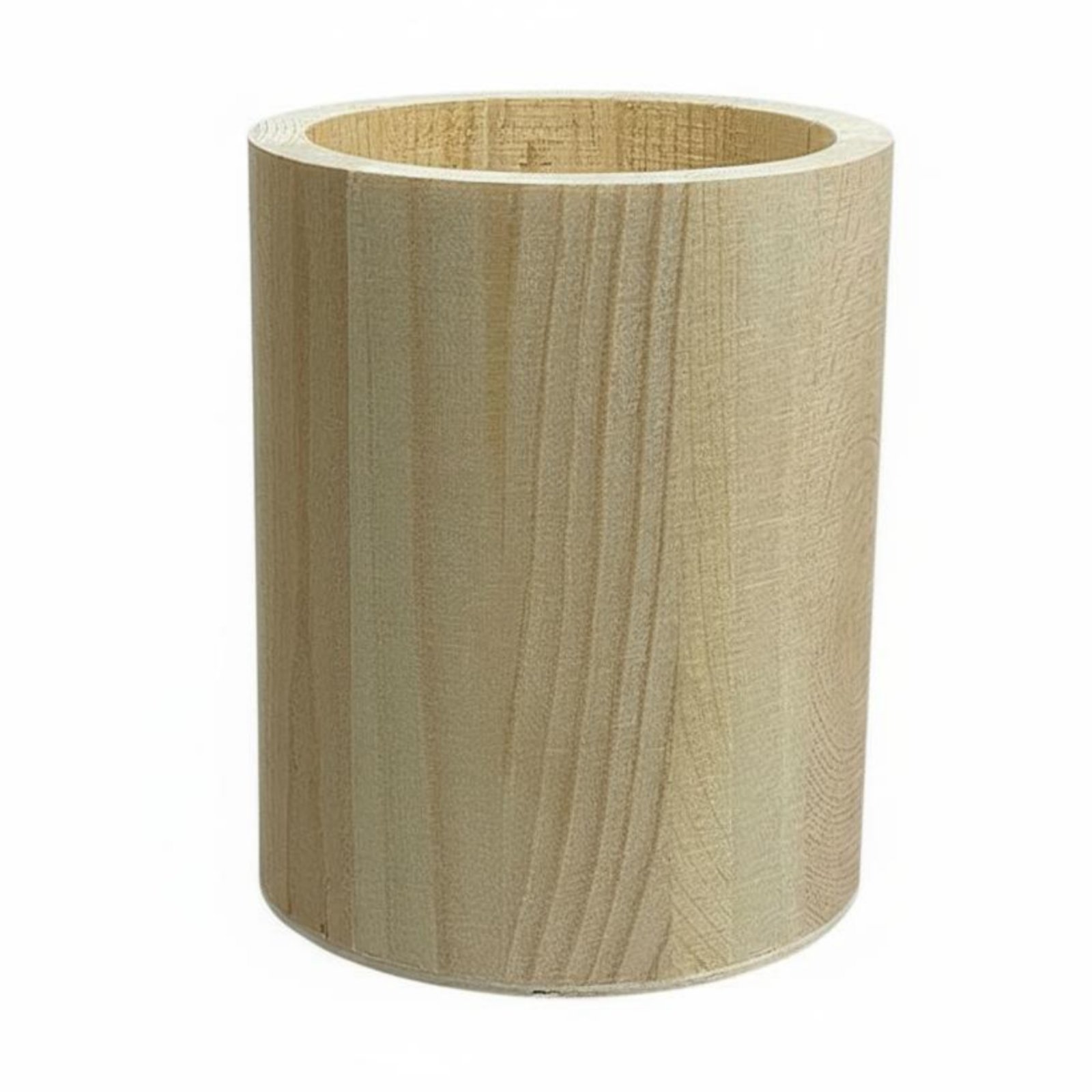 Unfinished Wood Pen Holder