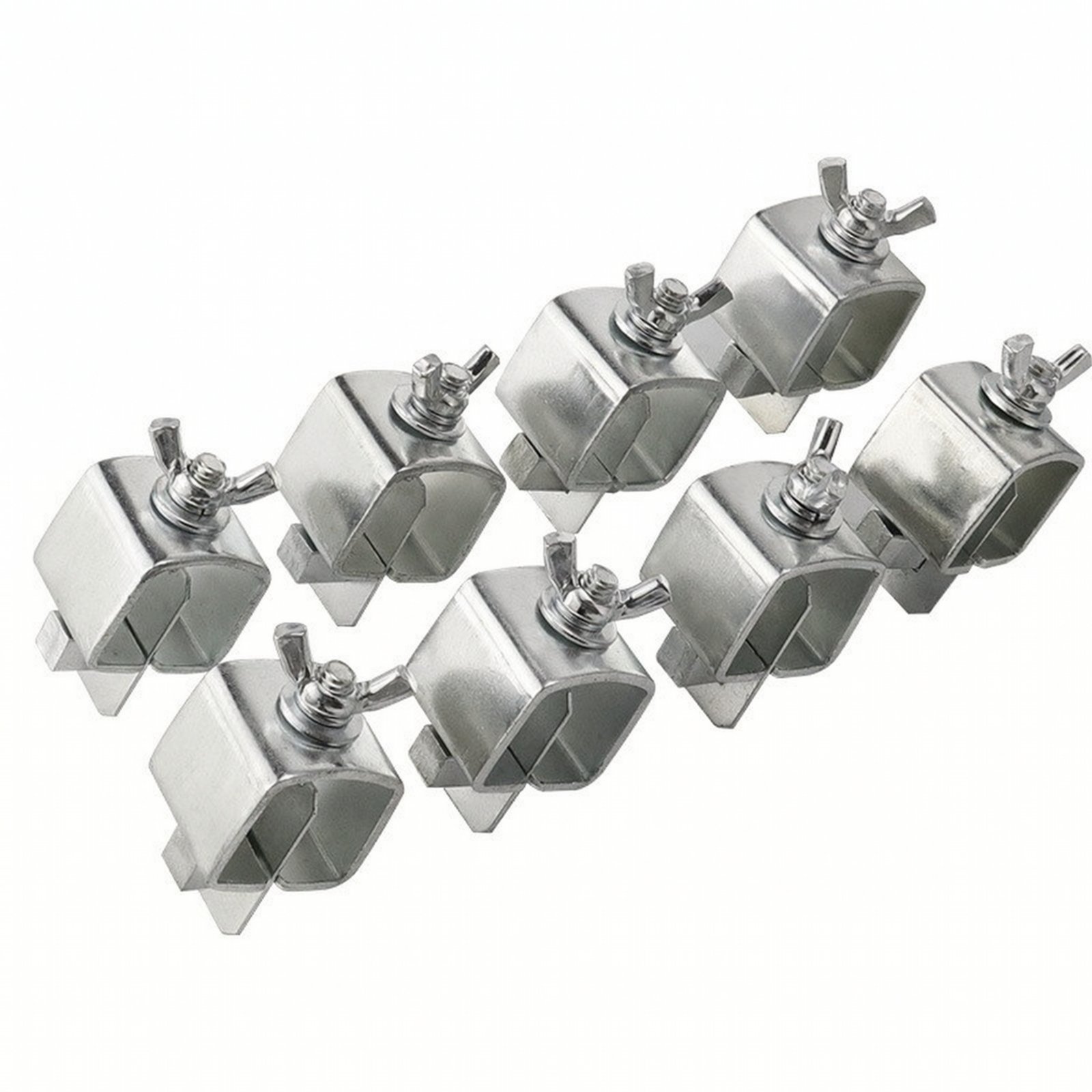 8-Piece Metal Butterfly Clamp