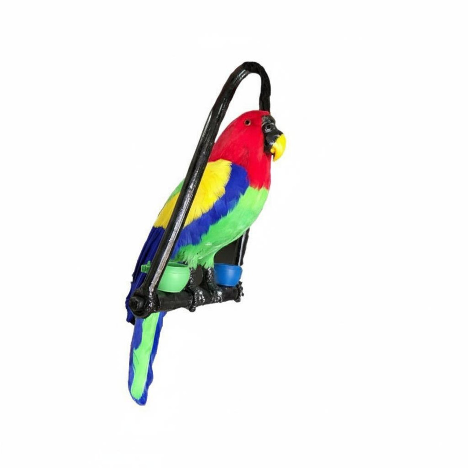 Parrot on Perch Figurine