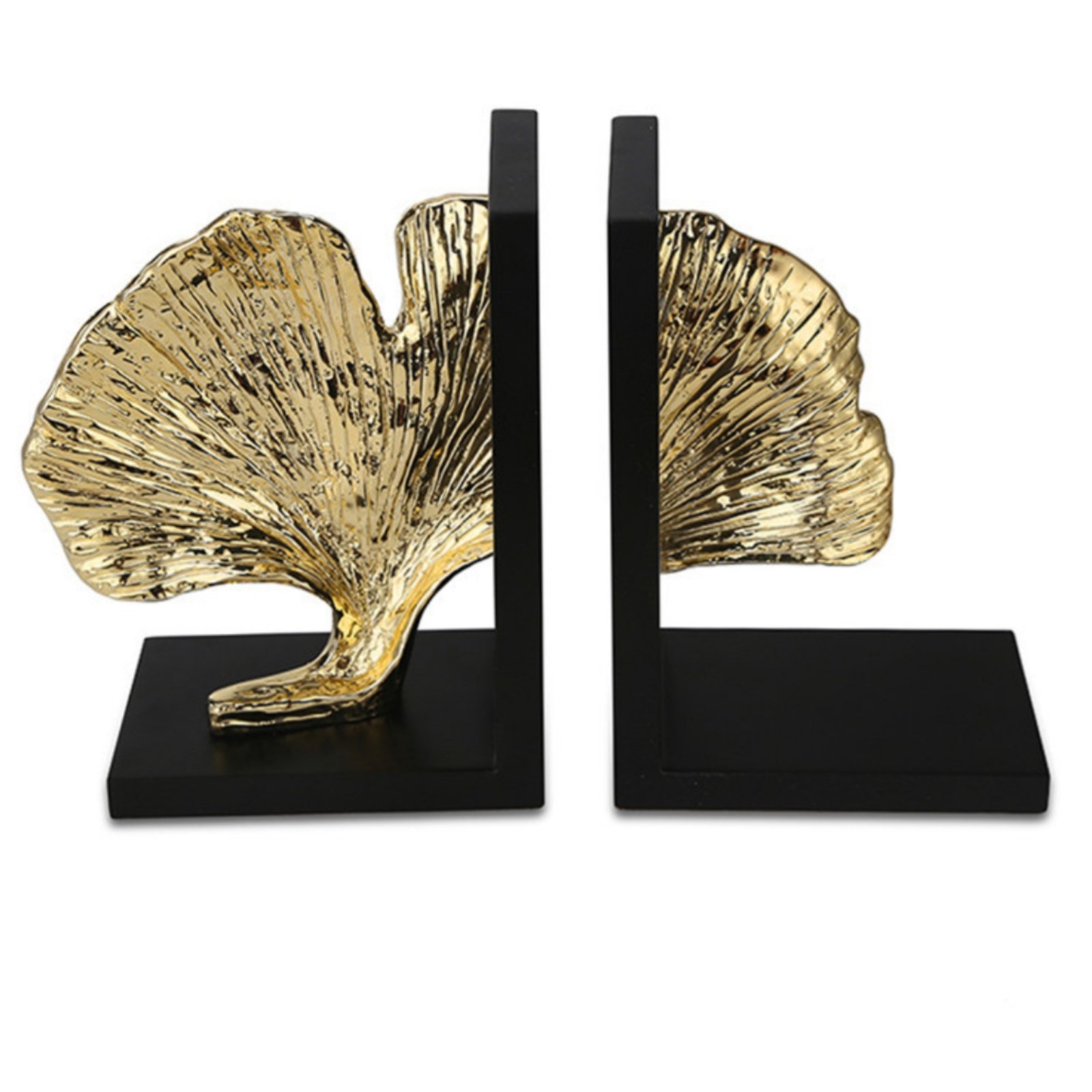 Ginkgo Leaf Bookends