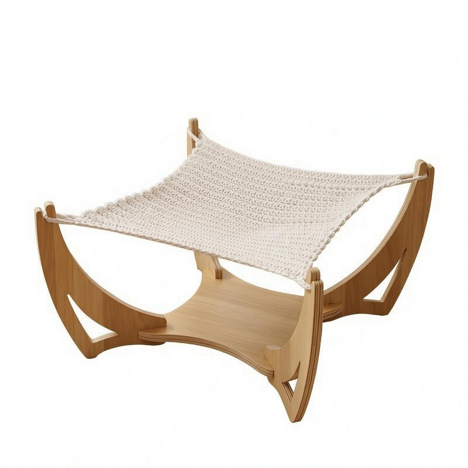 Woven Cat Hammock Bed