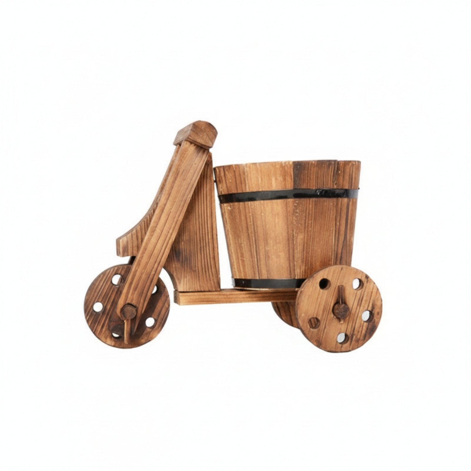 Wooden Tricycle Planter Vintage-Style