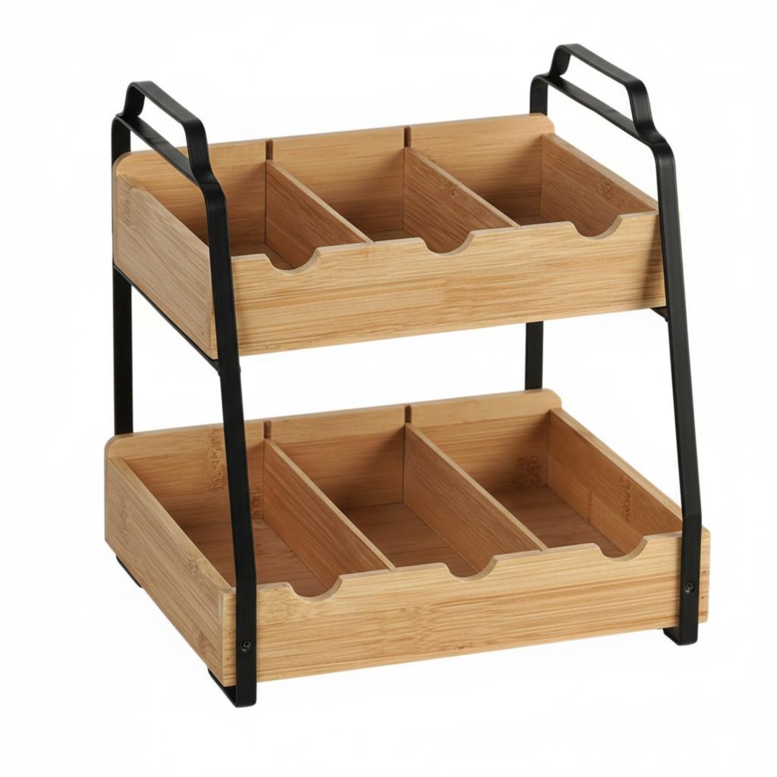 Bamboo Tea Pouch Organizer