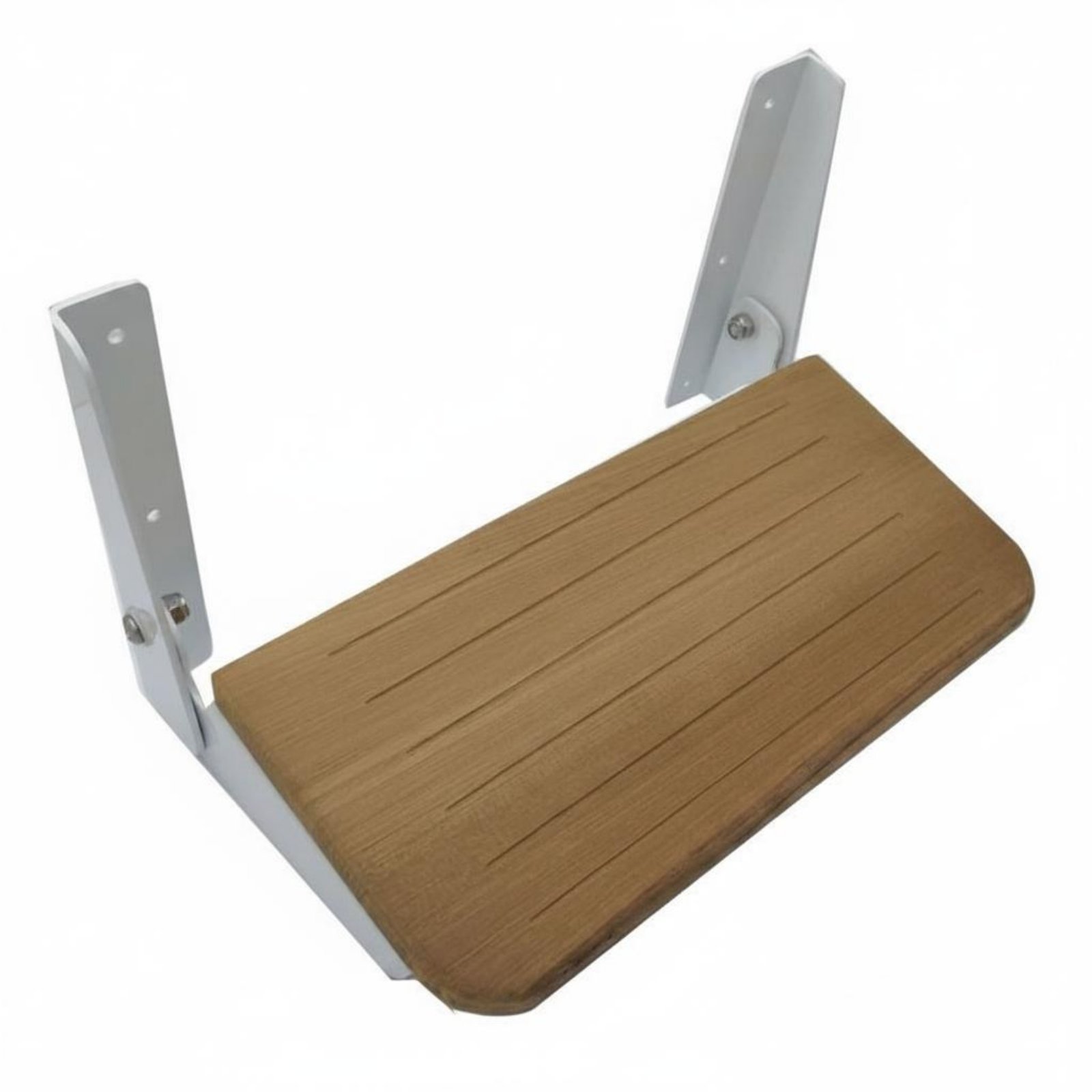 Foldable Teak Boat Step