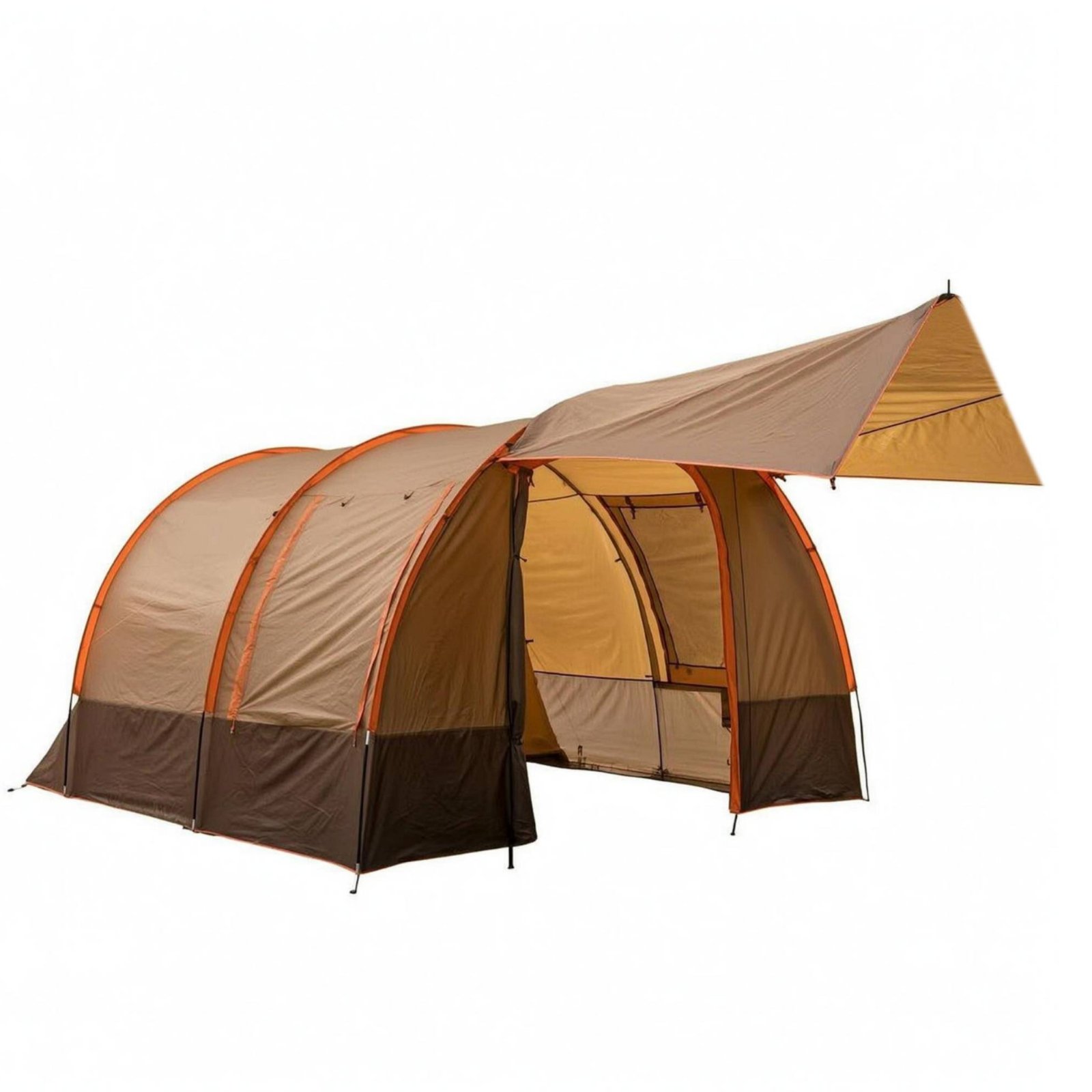 Yellow Tunnel Camping Tent
