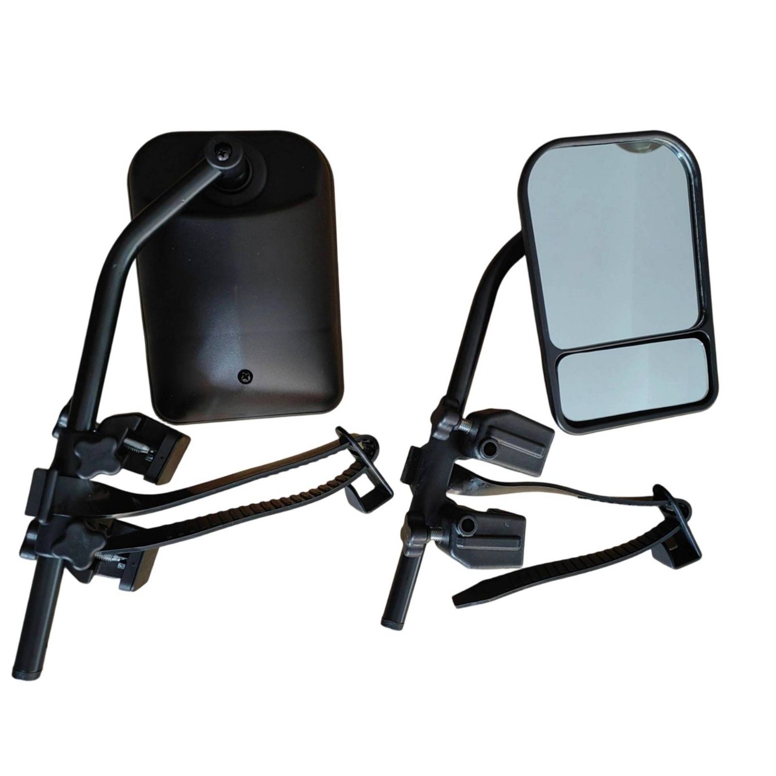 Towing Side View Reflectors + Towing Mirror with Ropes