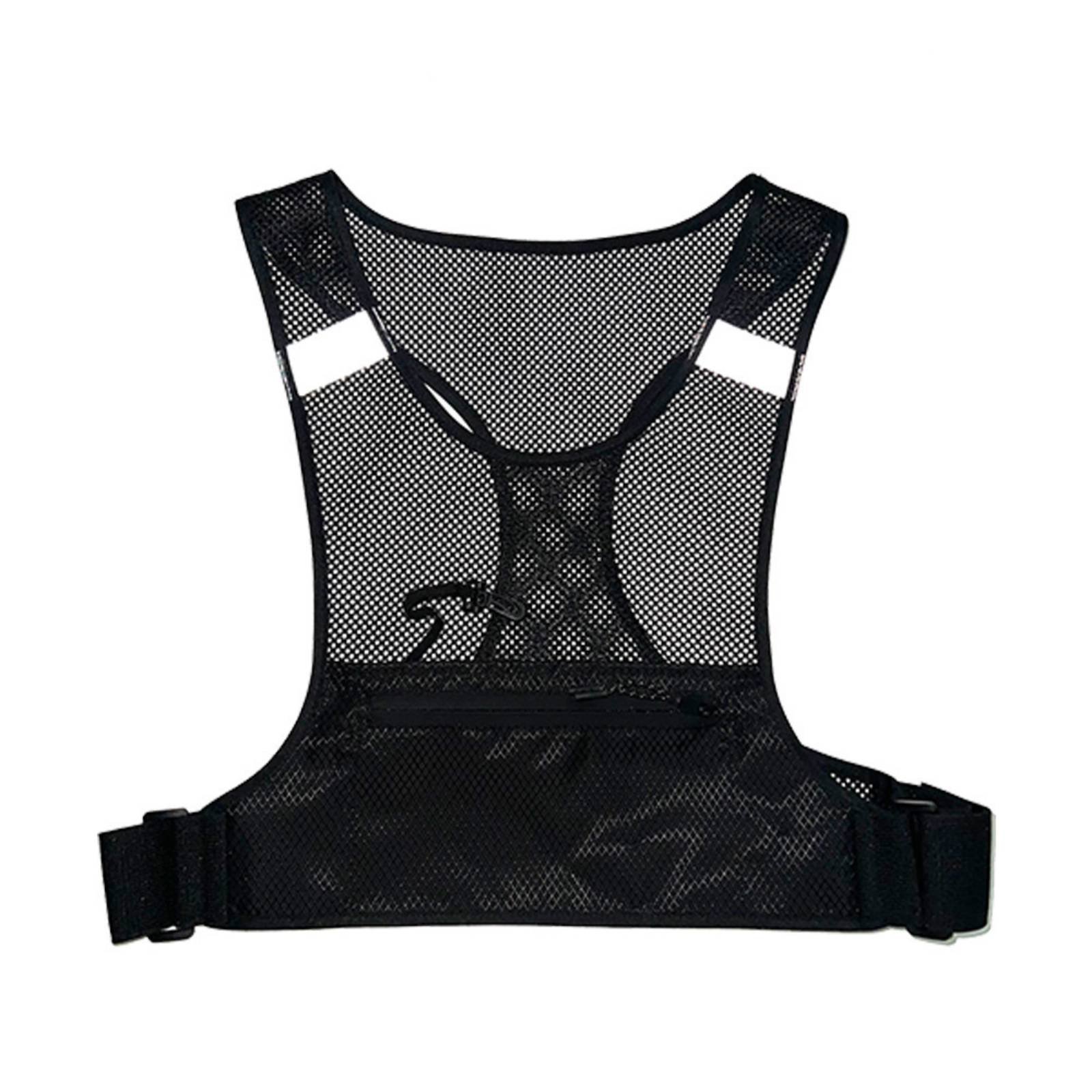 Reflective Running Vest – Black