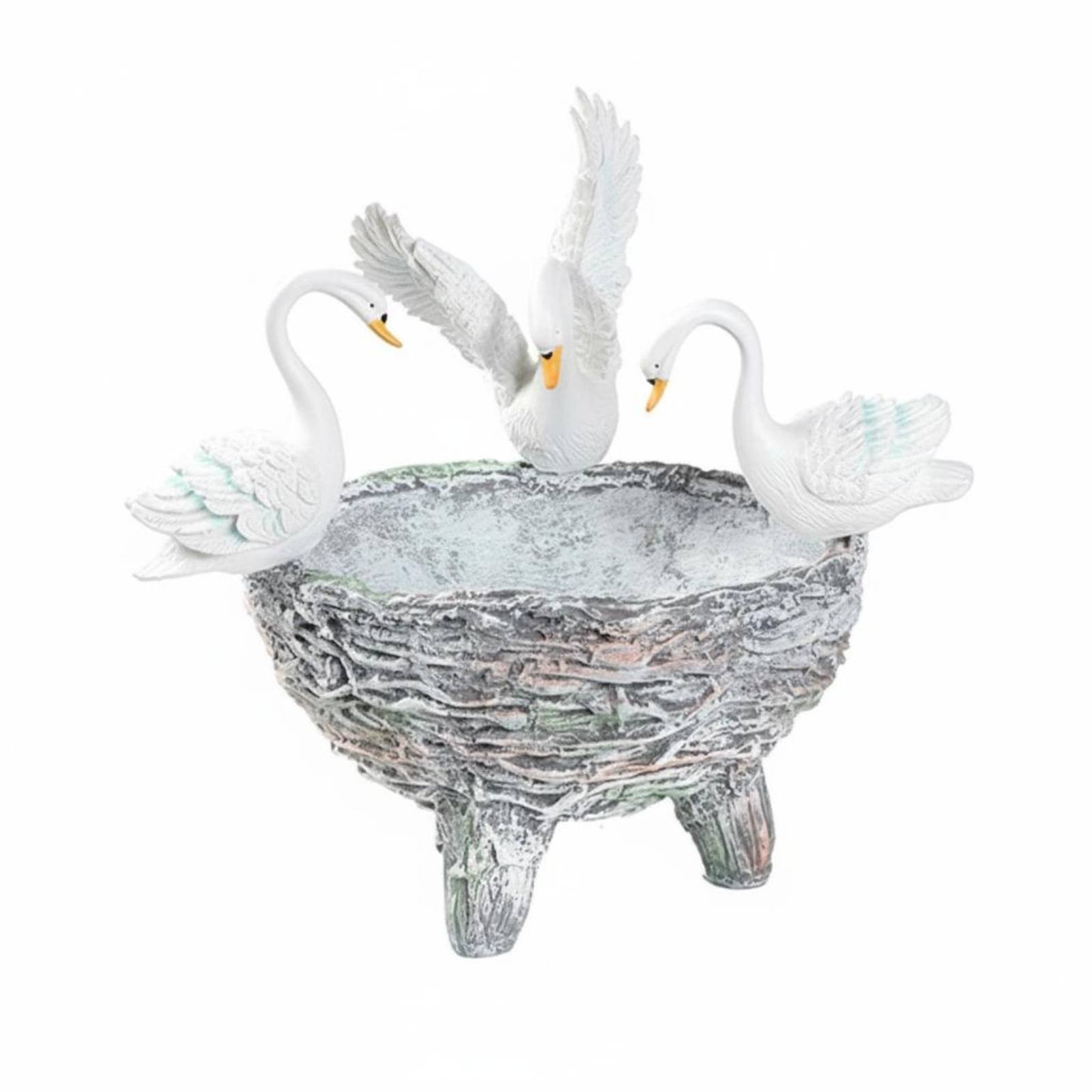 Swan Planter Resin