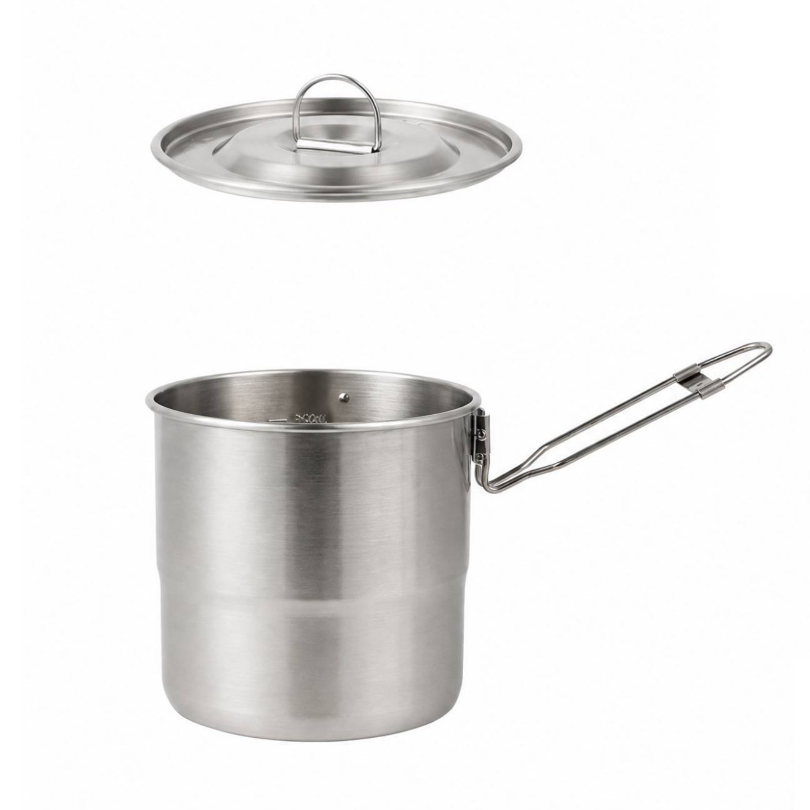 Stainless Steel Camping Pot with Lid