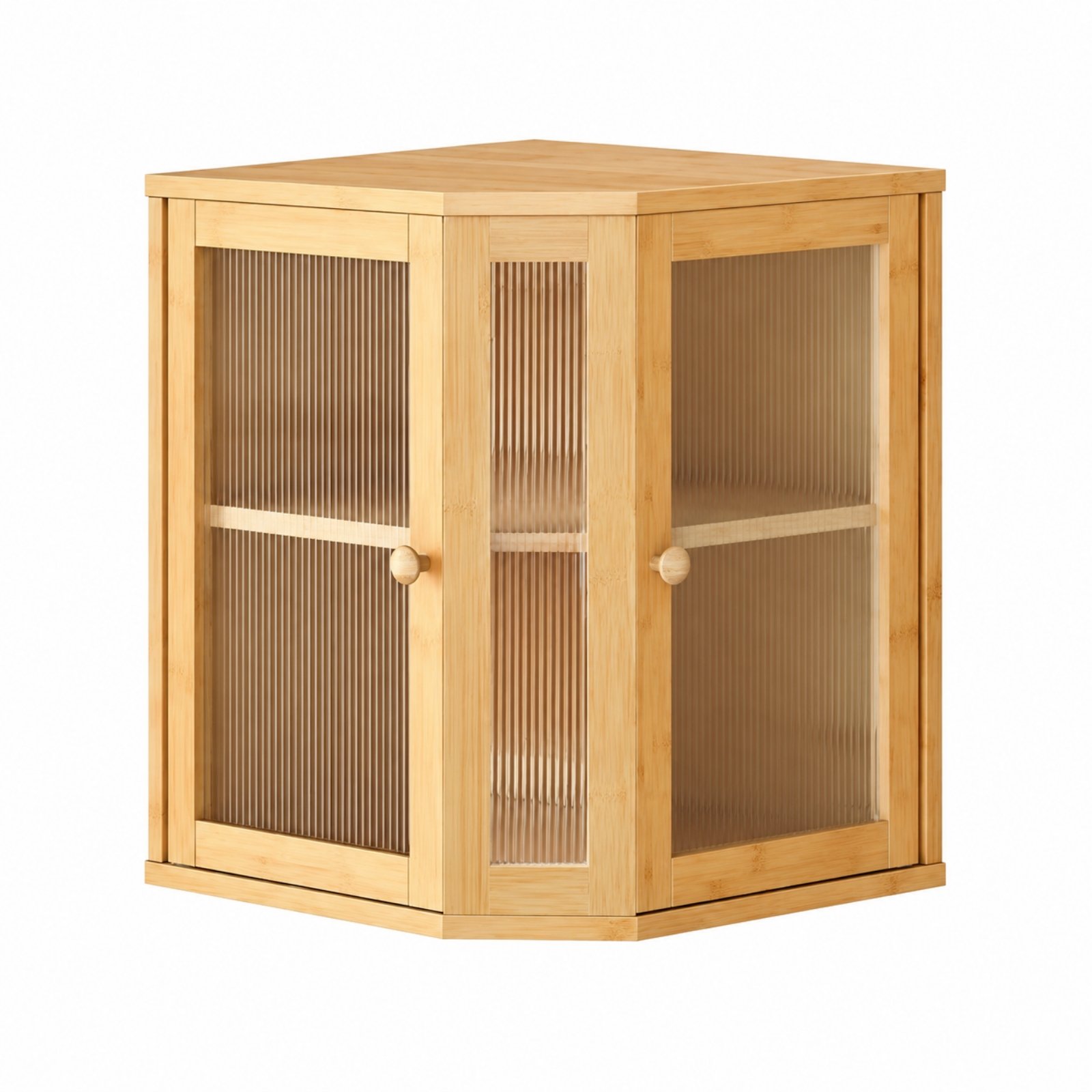 Bamboo Corner Food Storage Cabinet