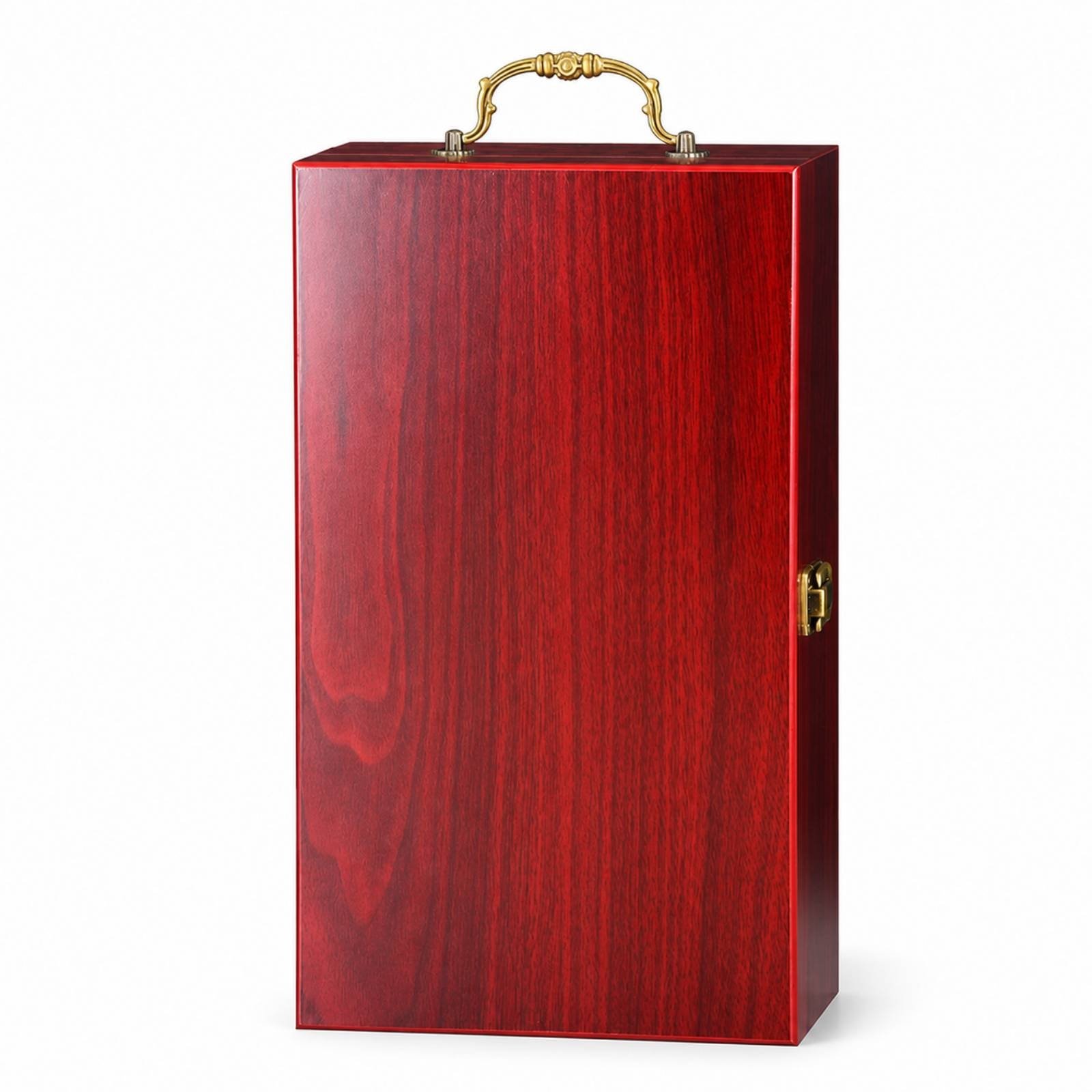 Wooden Vino Box with Handle