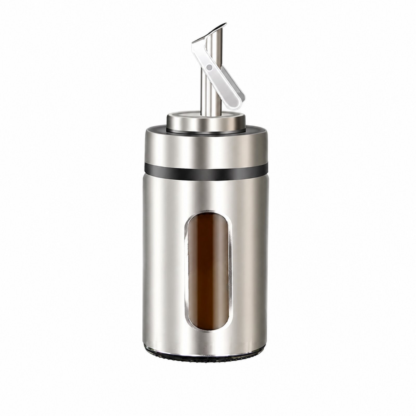 Glass Oil Dispenser Bottle – Stainless 120ml