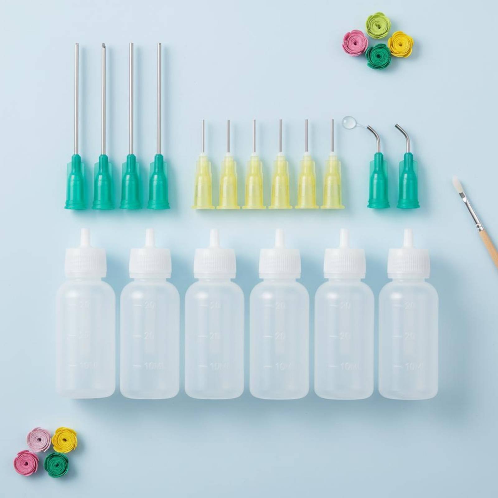 6-Piece Pointed Tip Glue Bottle