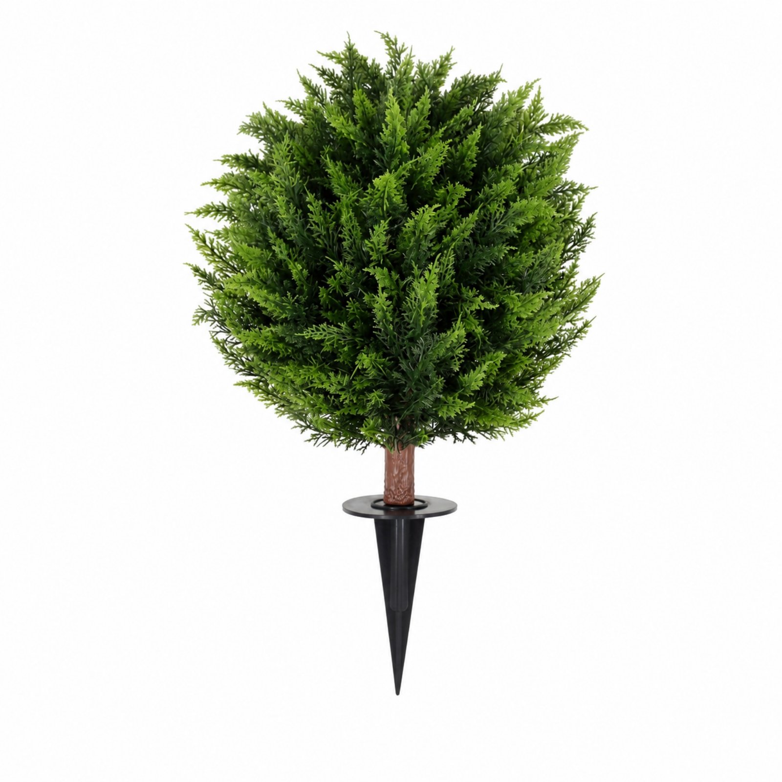 Artificial Spherical Topiary with Stake
