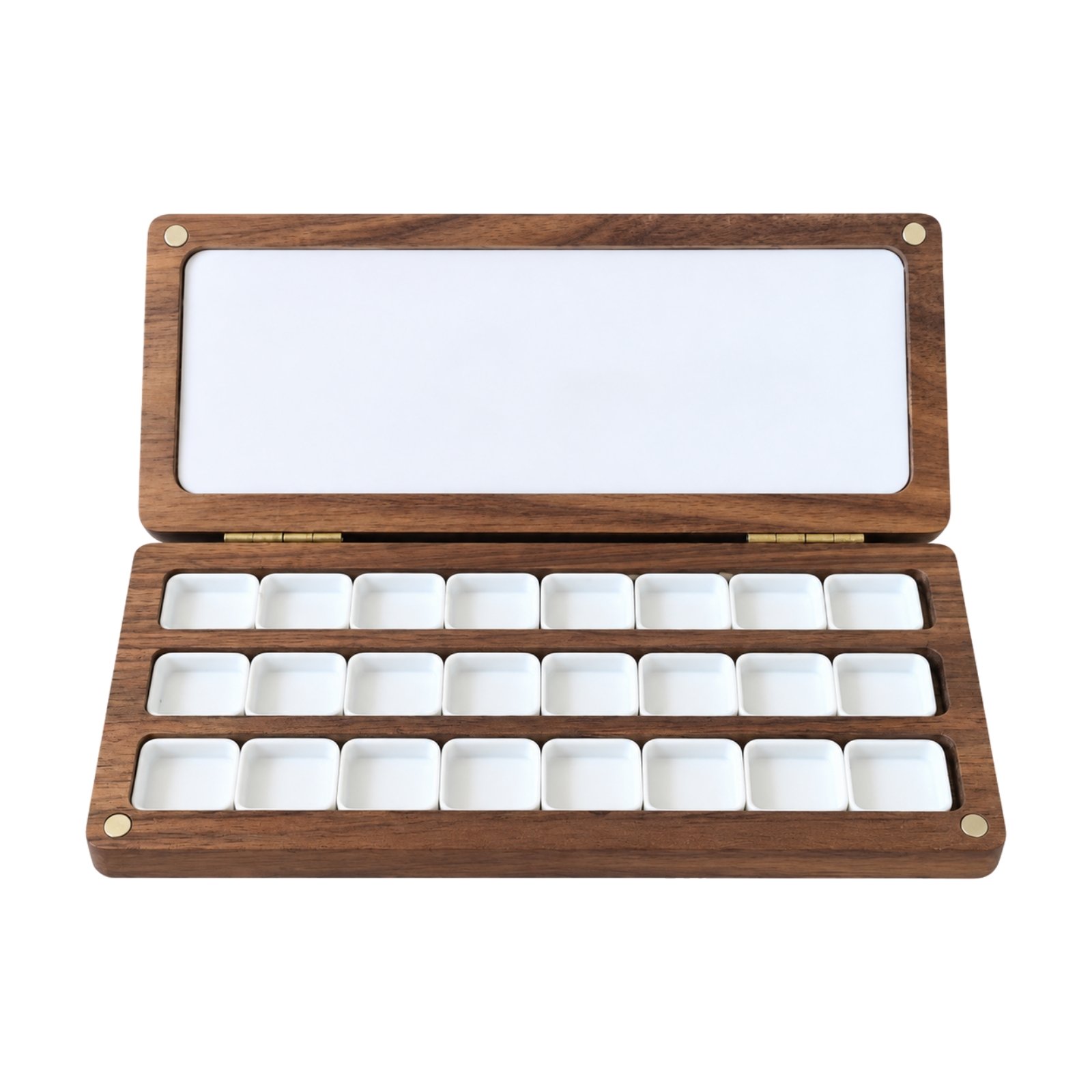 Wooden Watercolor Palette