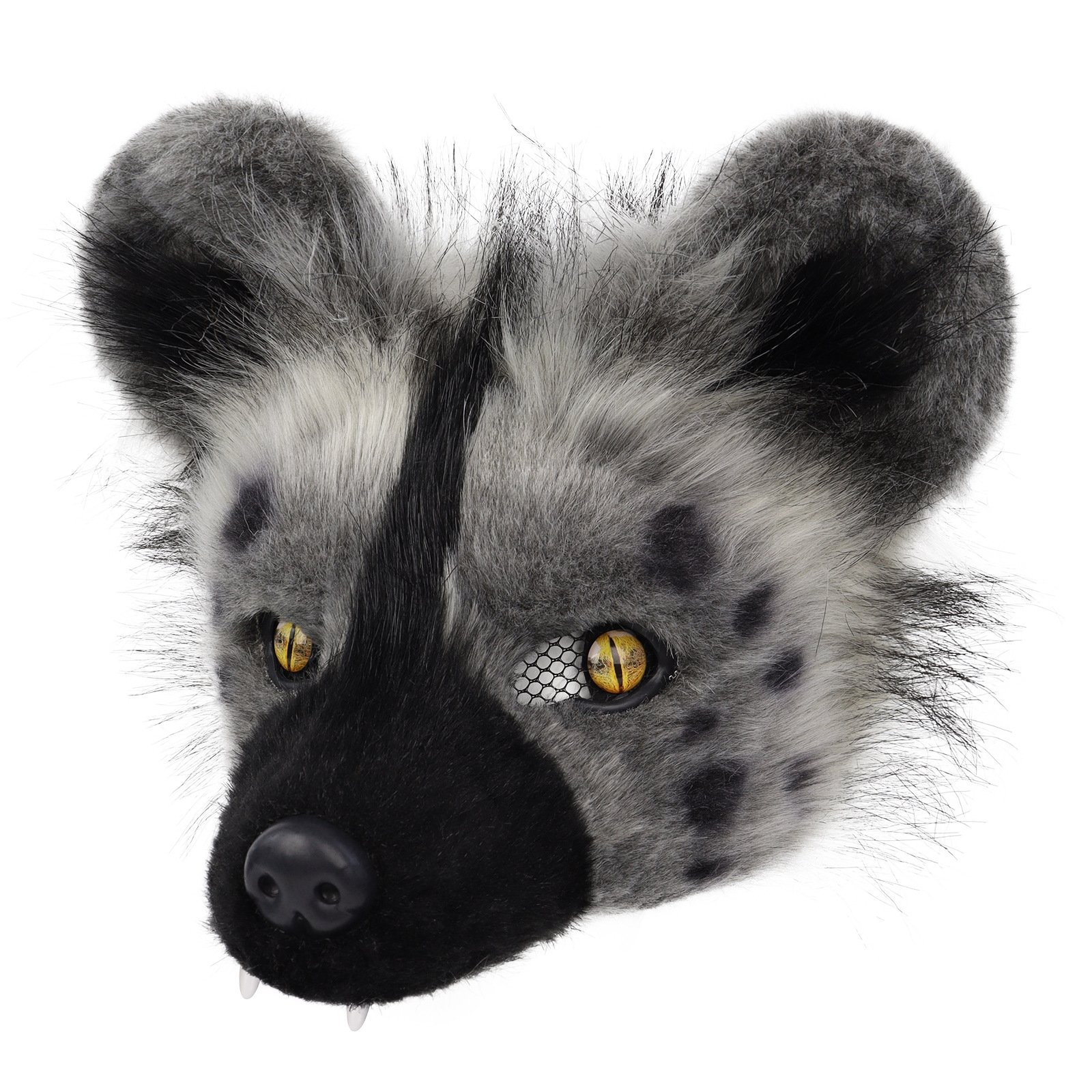 Faux-Fleece Animal Half Face Covering