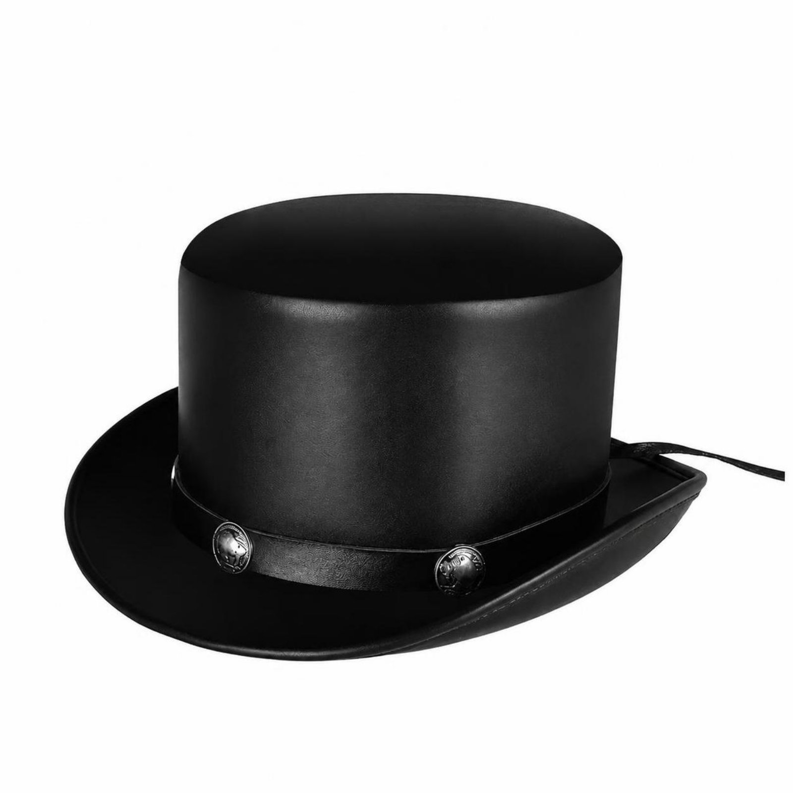 Steampunk Top Hat Decorative Button Band