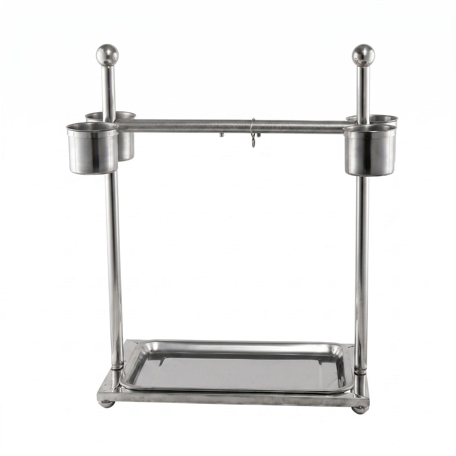Bird Stand Stainless Steel Rolling