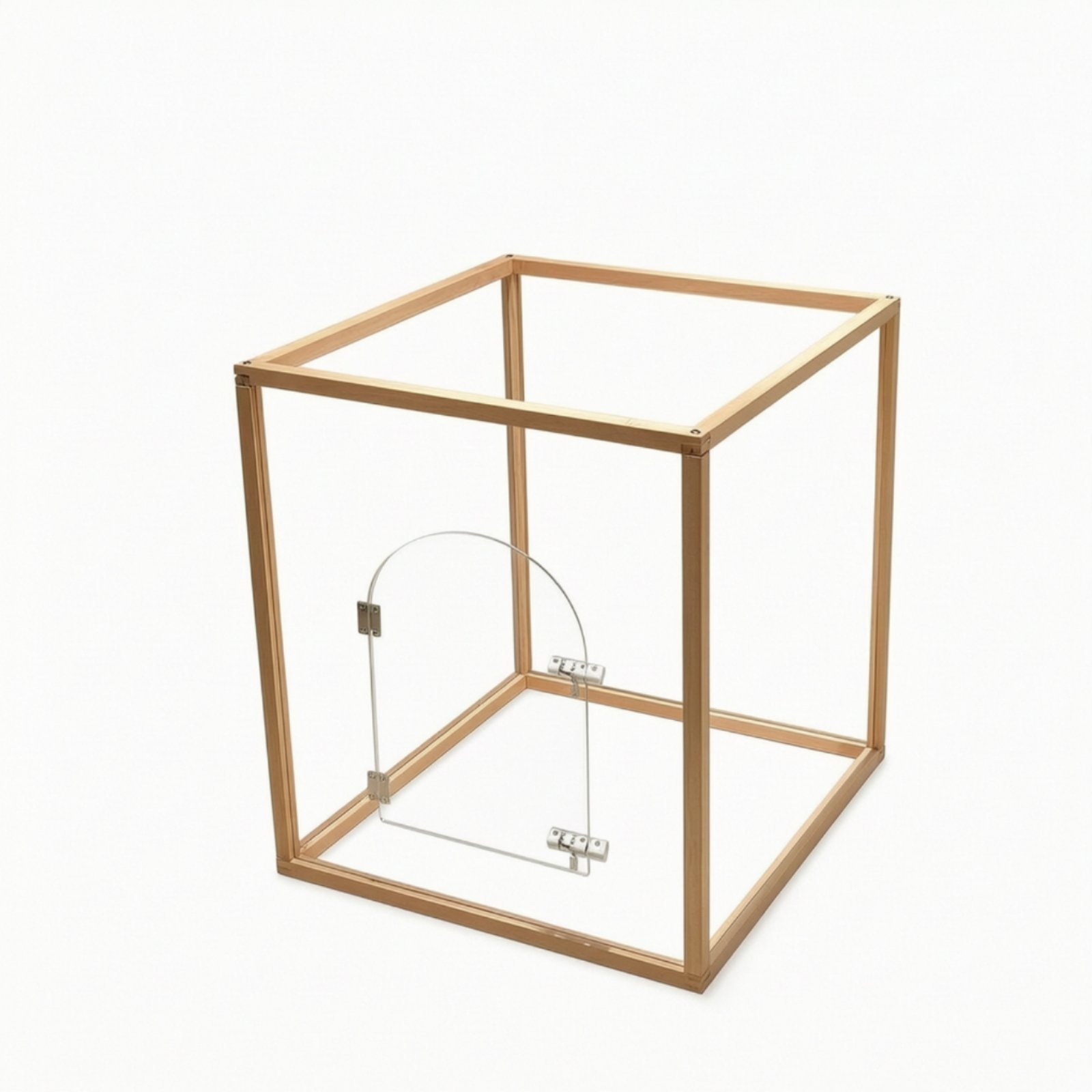 Dog Enclosure with Transparent Panels