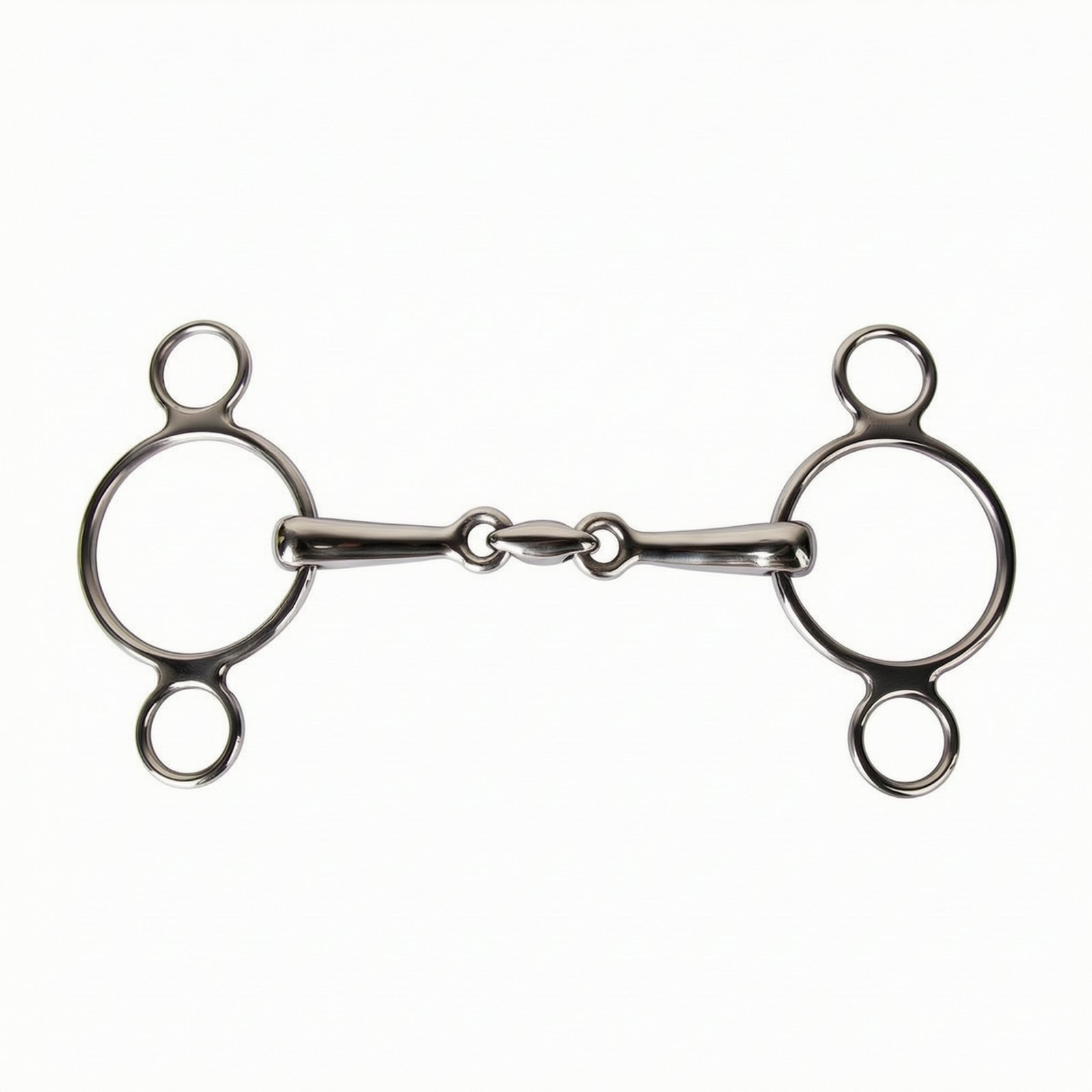 Three-Link Jointed Horse Bit