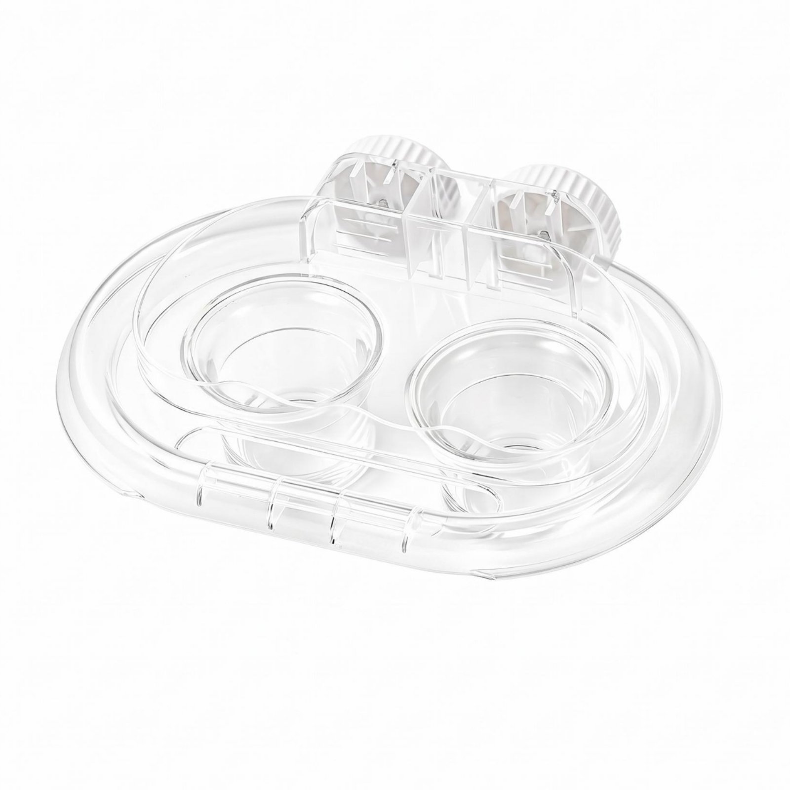 Two-Compartment Bird Bowl