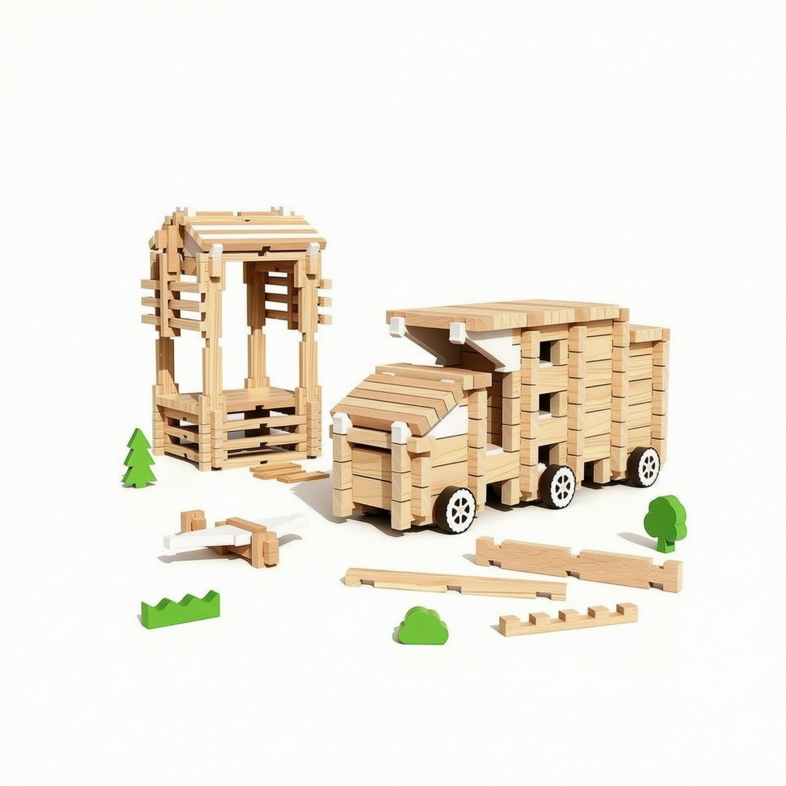 Wooden Building Blocks