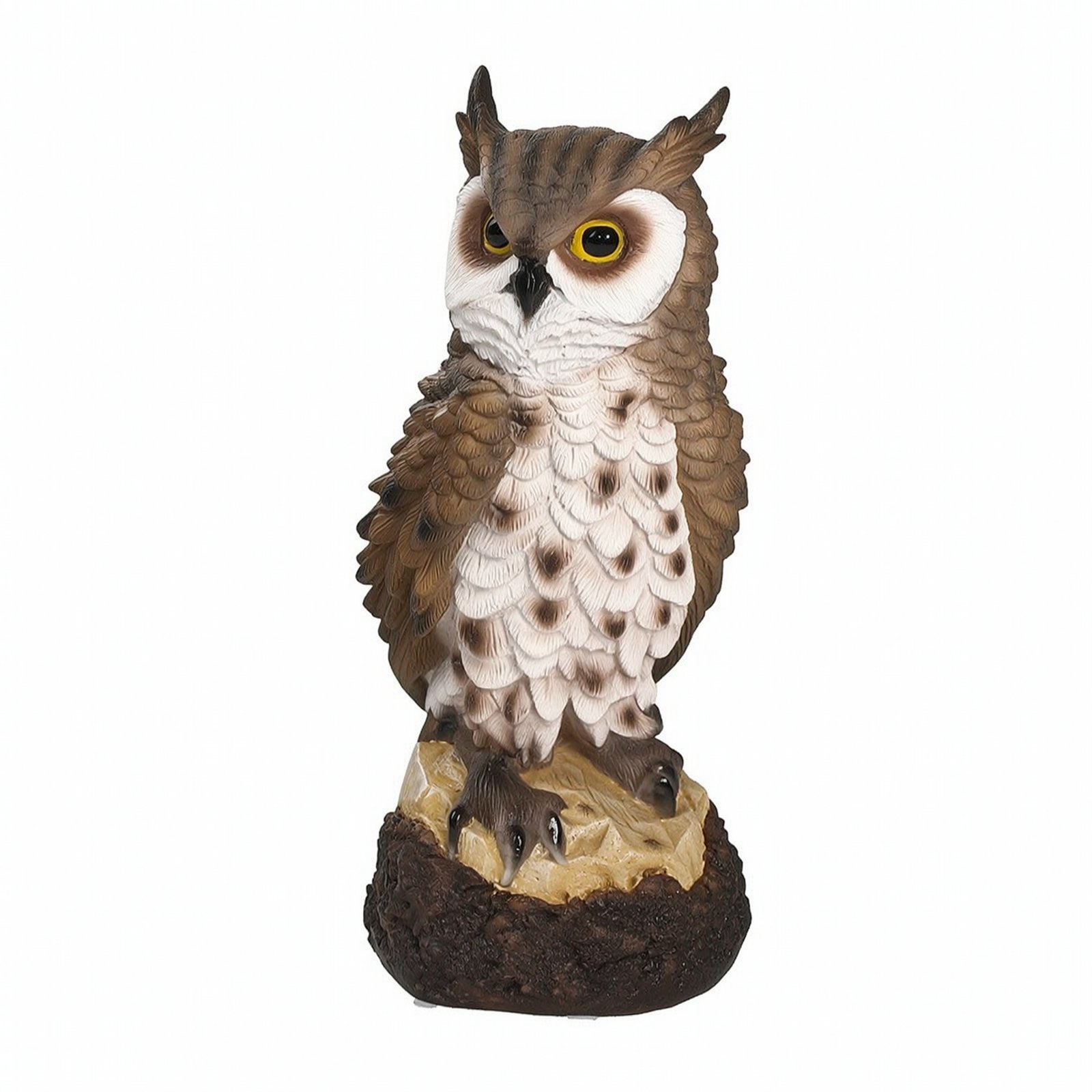 Resin Owl Statue – Brown