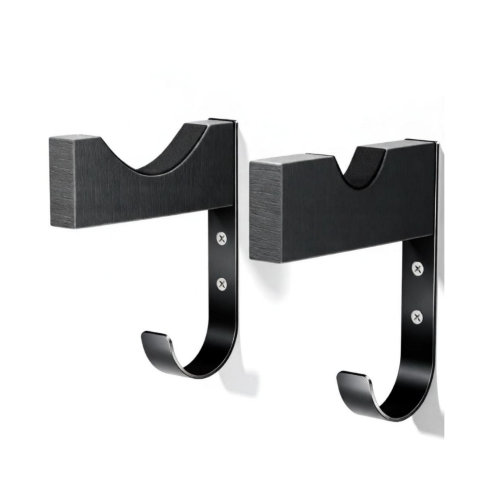 2 Piece Wall Mount Baseball Rack