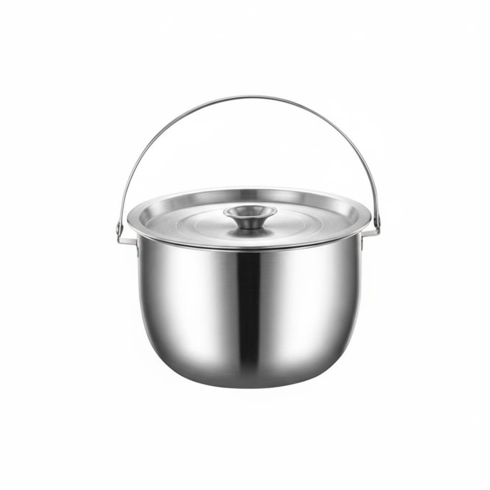 Lard Rendering Can with Strainer