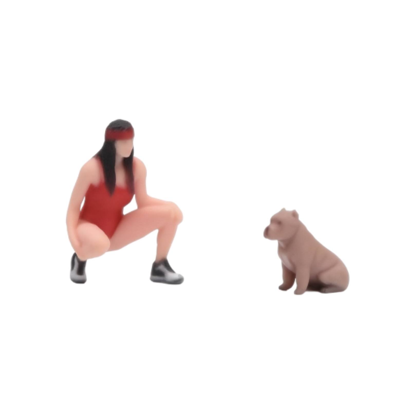 2-Piece Miniature Scene Resin Figure