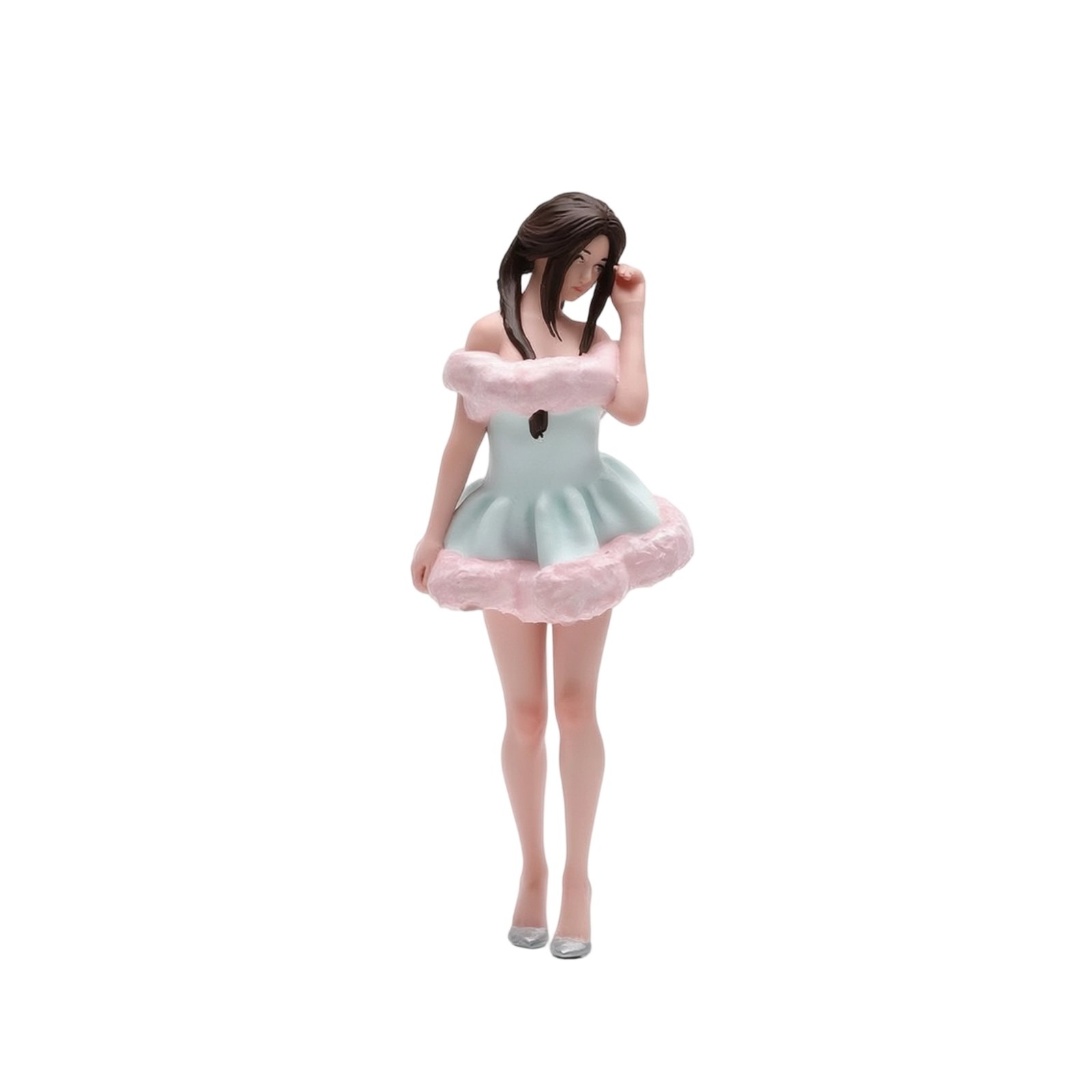 Hand Painted Girl Figurine – 1-24 Scale