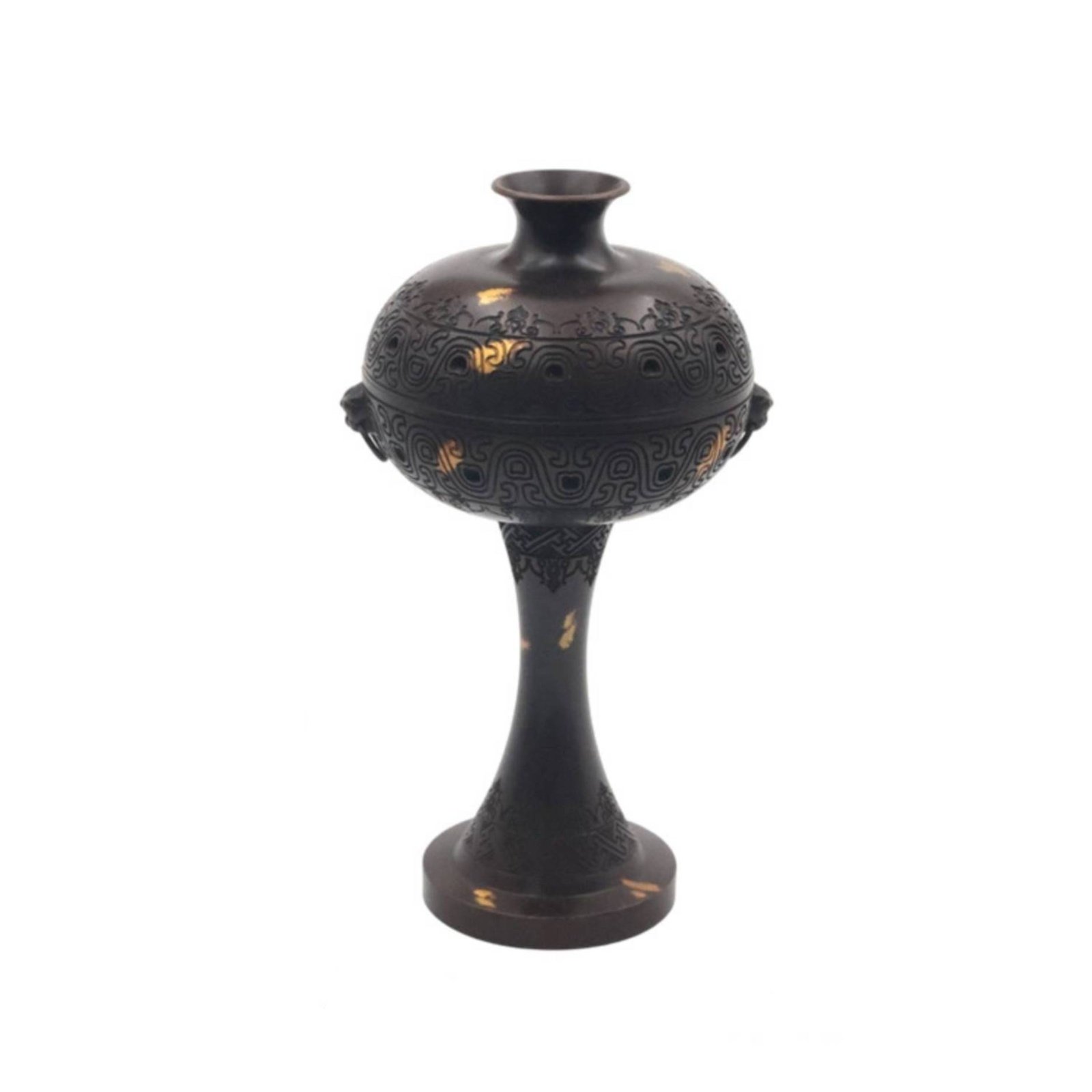 Bronze-Toned Incense Holder