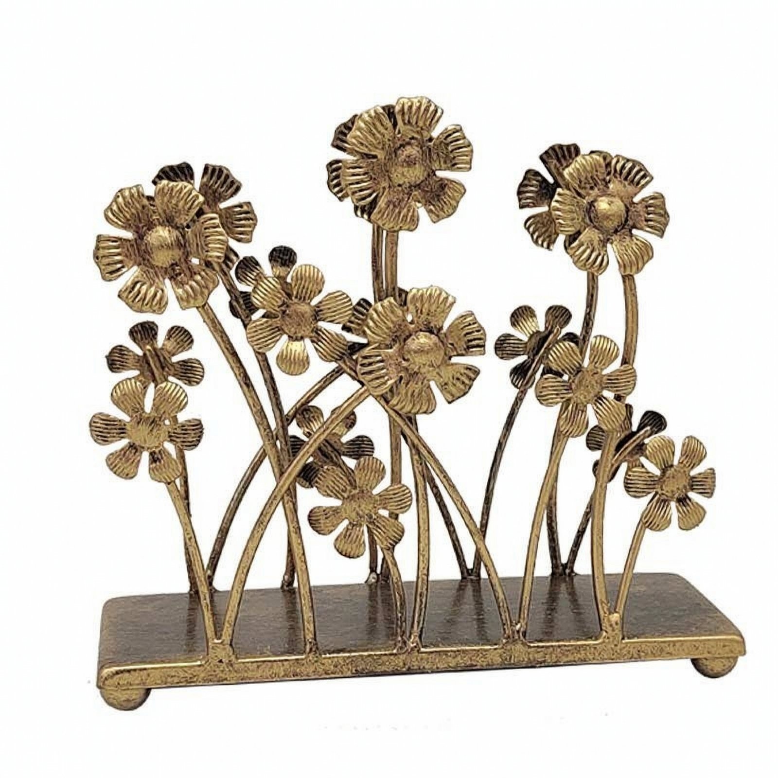 Metal Flower Napkin Holder