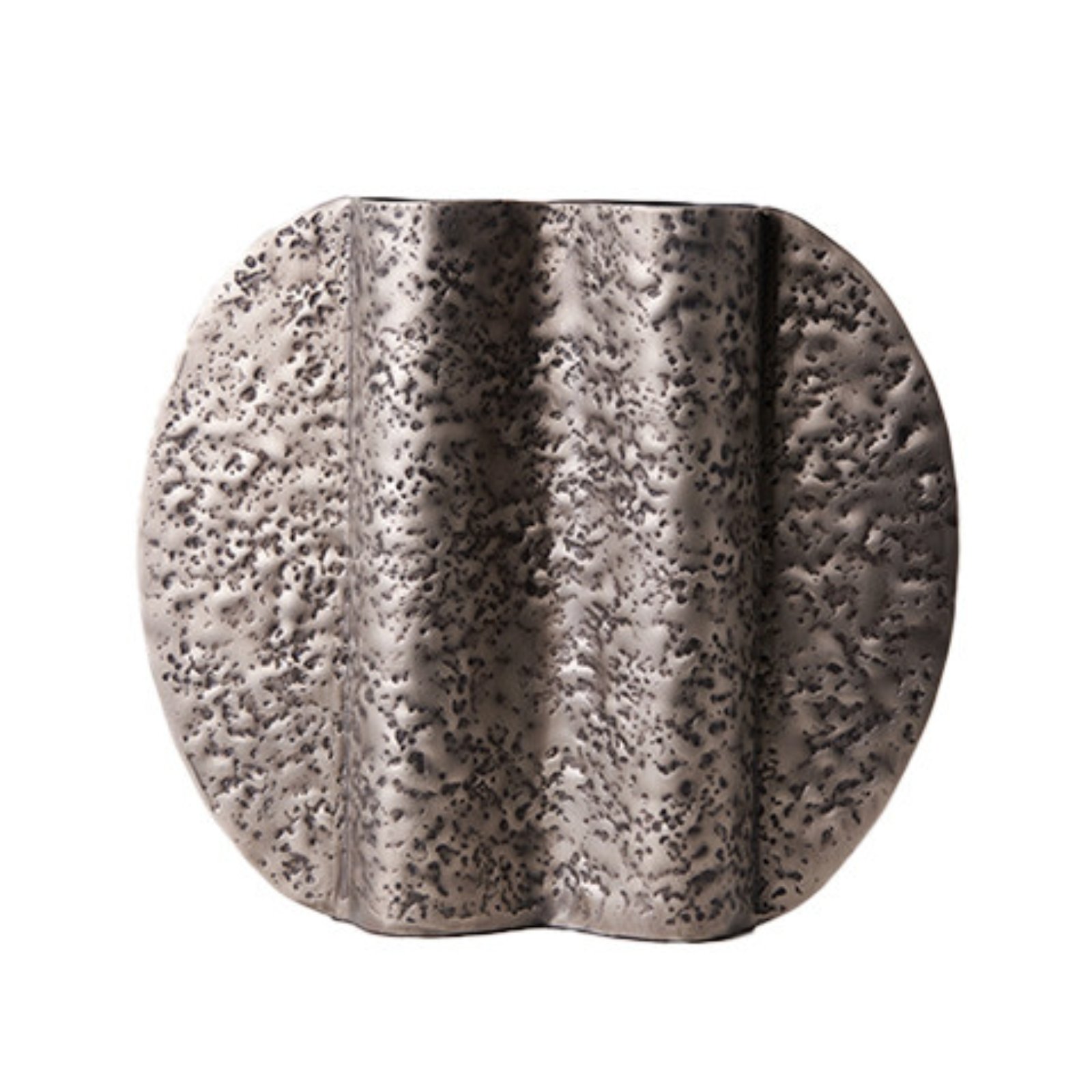 Gray Aluminum Vase